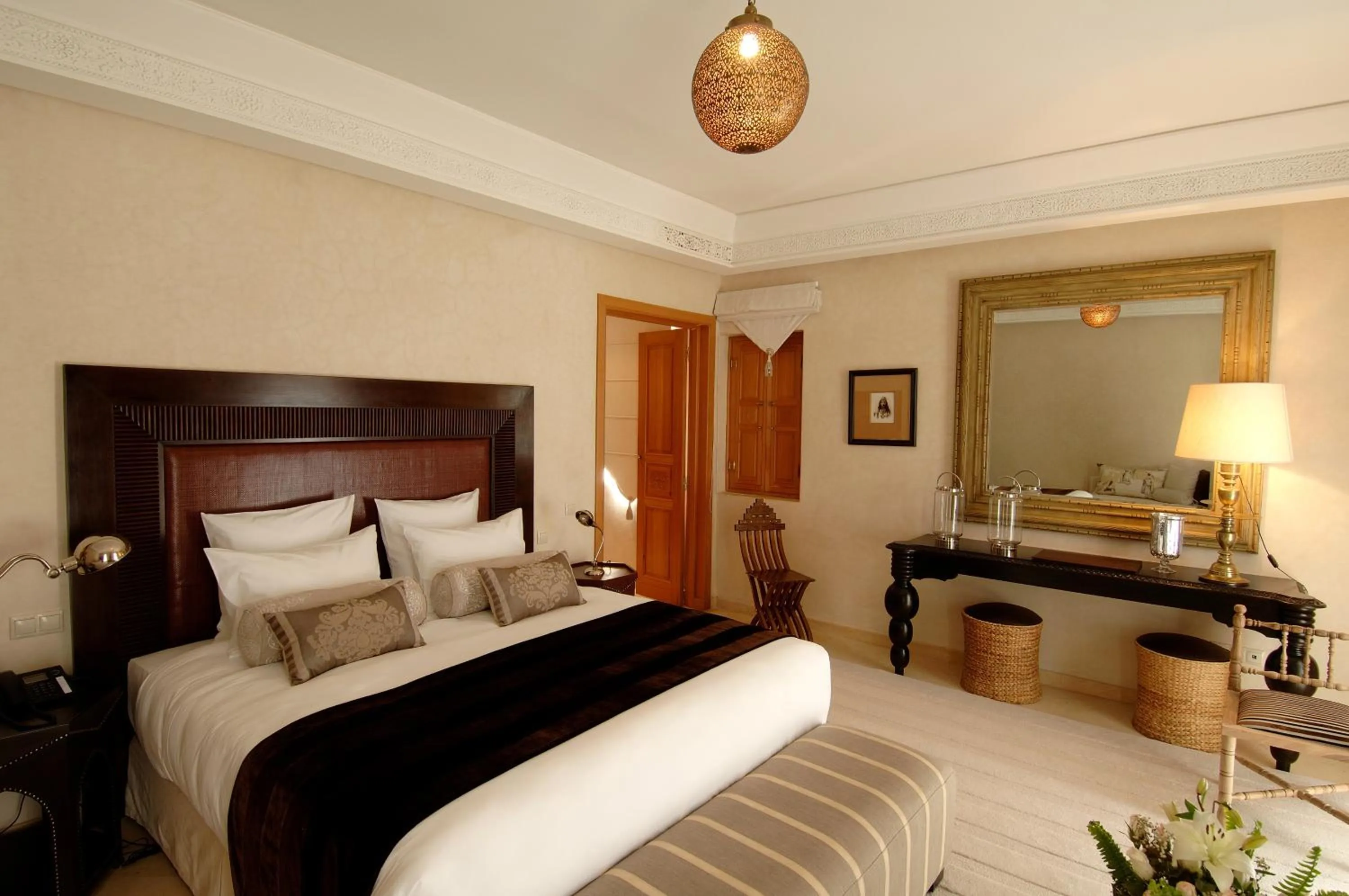 Bedroom, Bed in Le Riad Villa Blanche