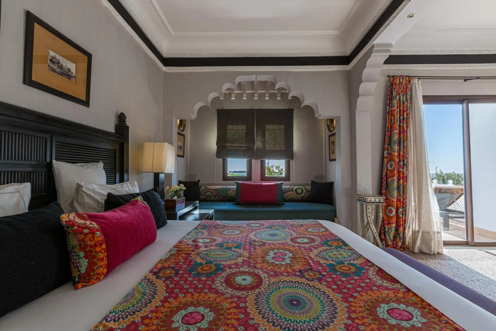 Bedroom, Bed in Le Riad Villa Blanche