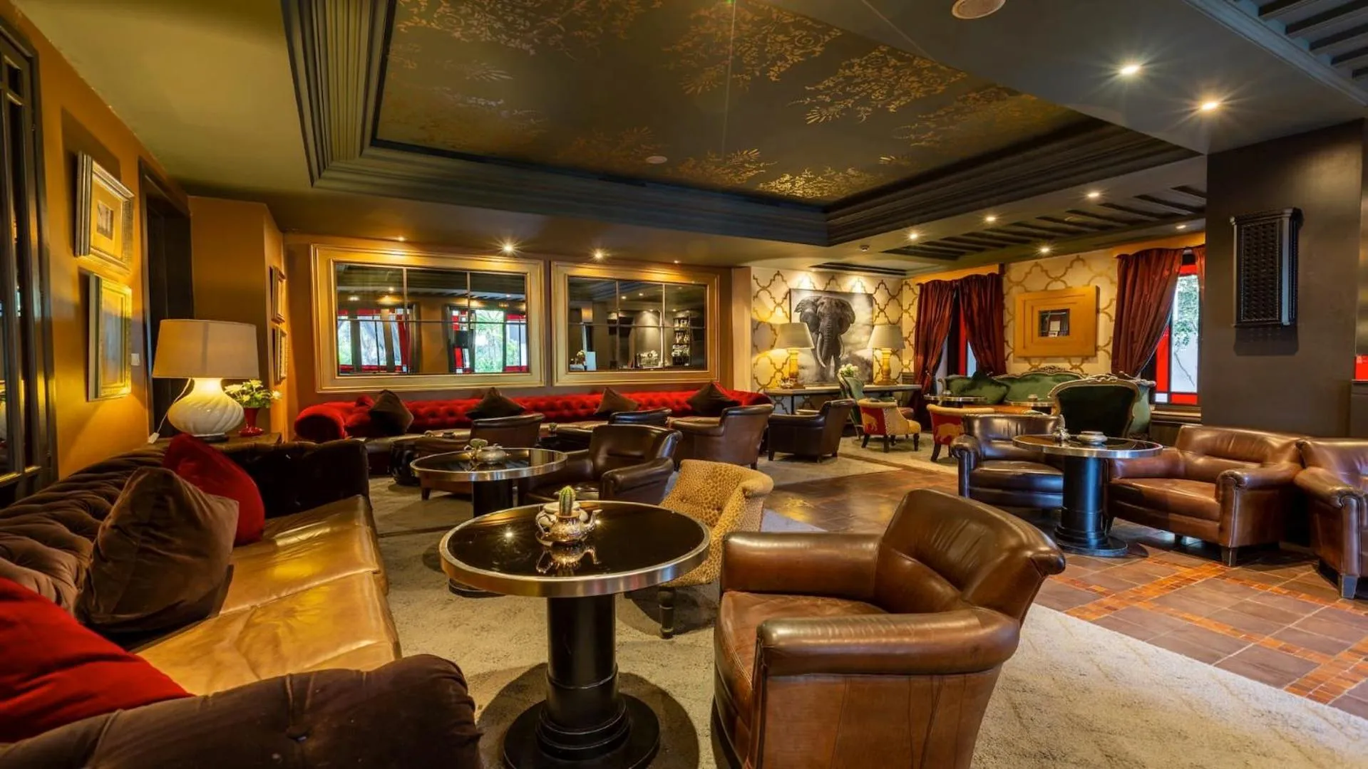 Lounge or bar in Le Riad Villa Blanche