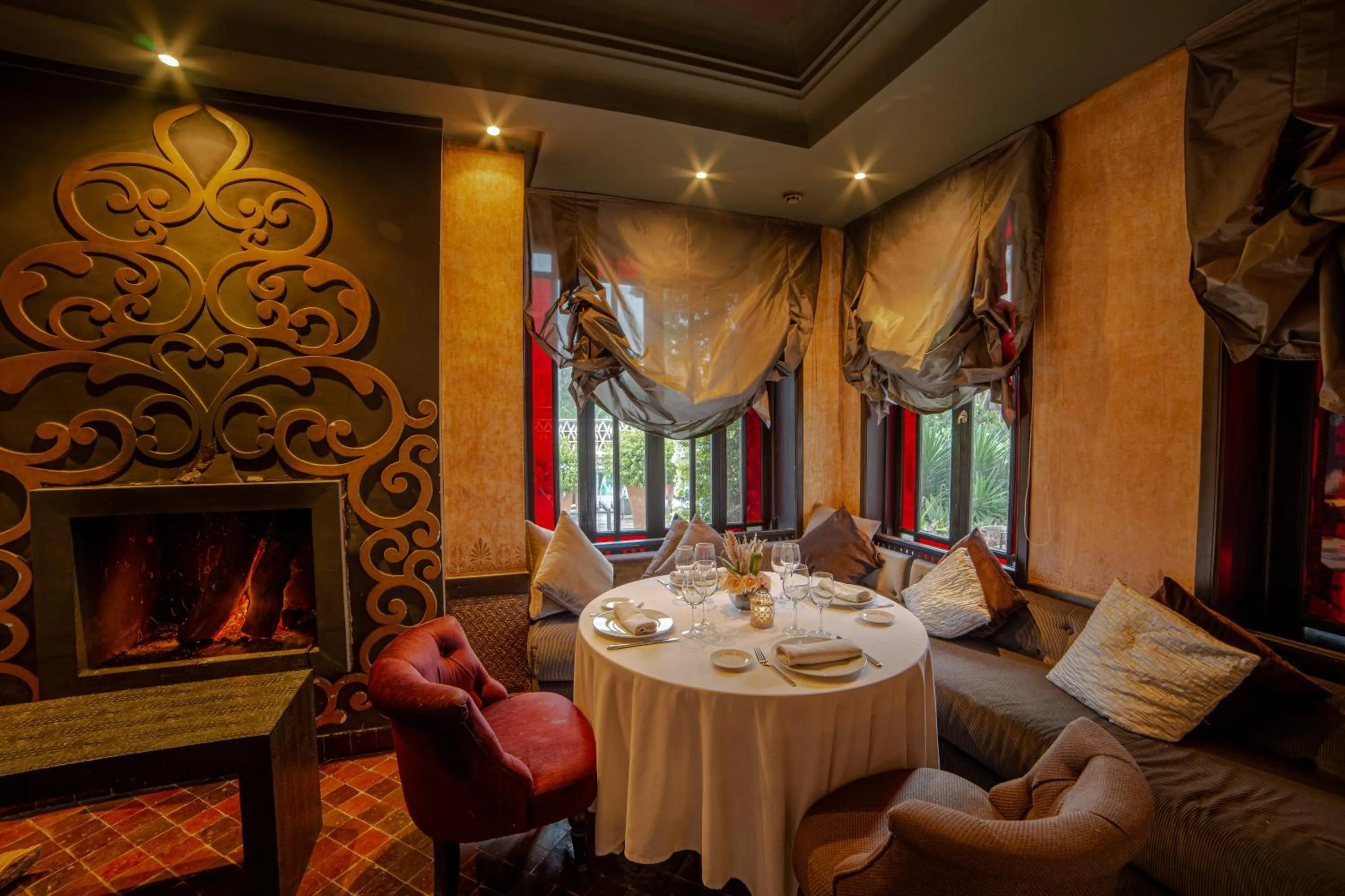 Restaurant/places to eat in Le Riad Villa Blanche