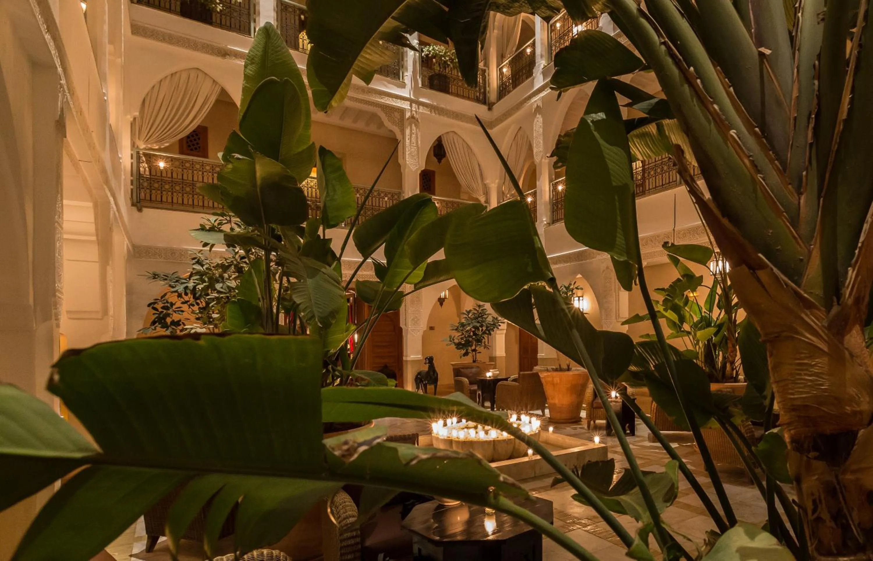 Patio in Le Riad Villa Blanche