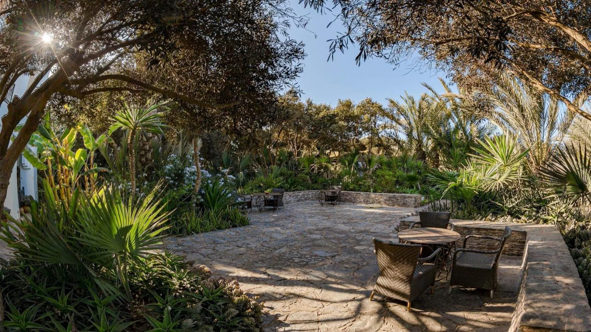 Garden in Le Riad Villa Blanche