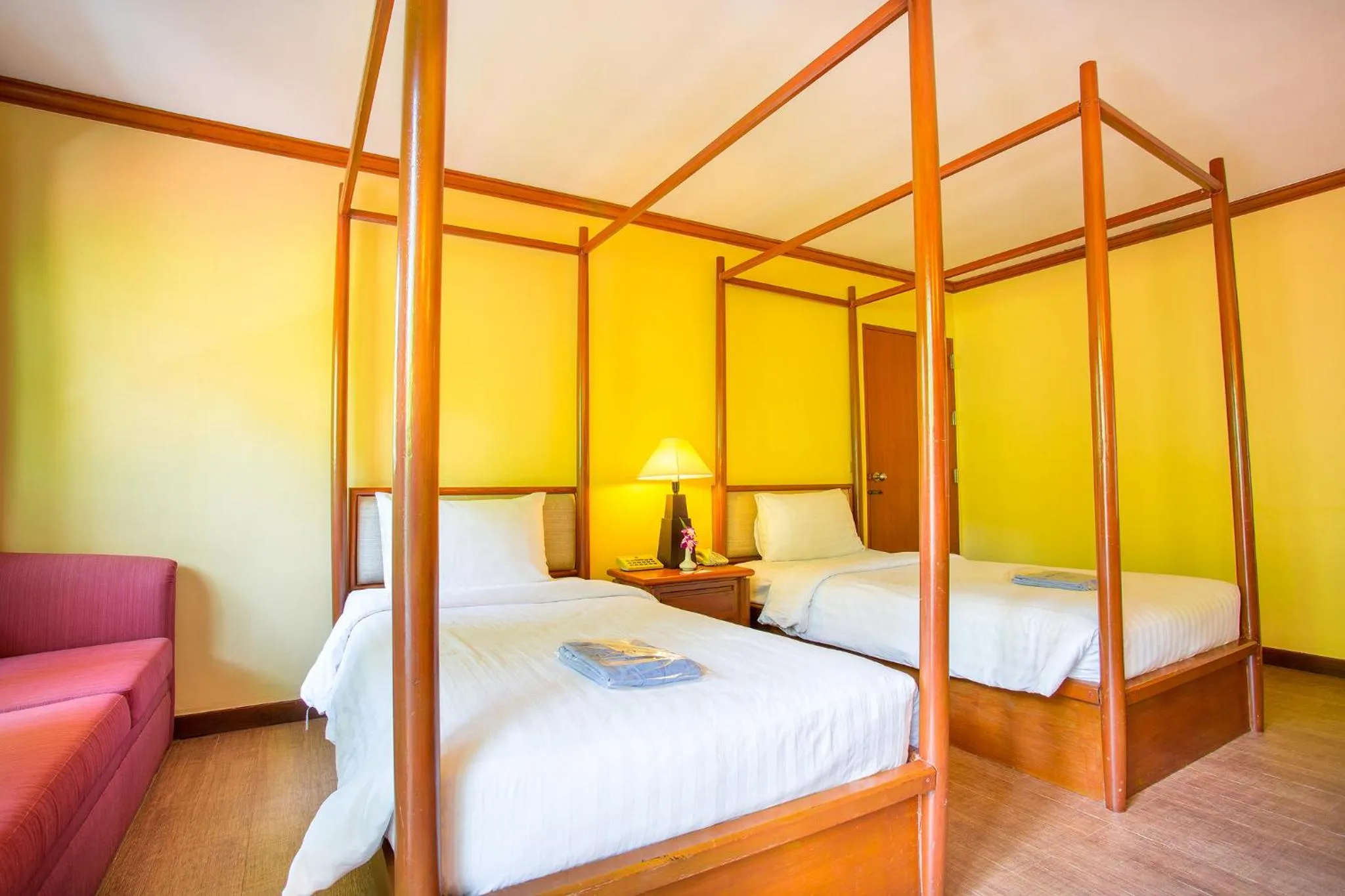 Bed in Novotel Rayong Rim Pae Resort