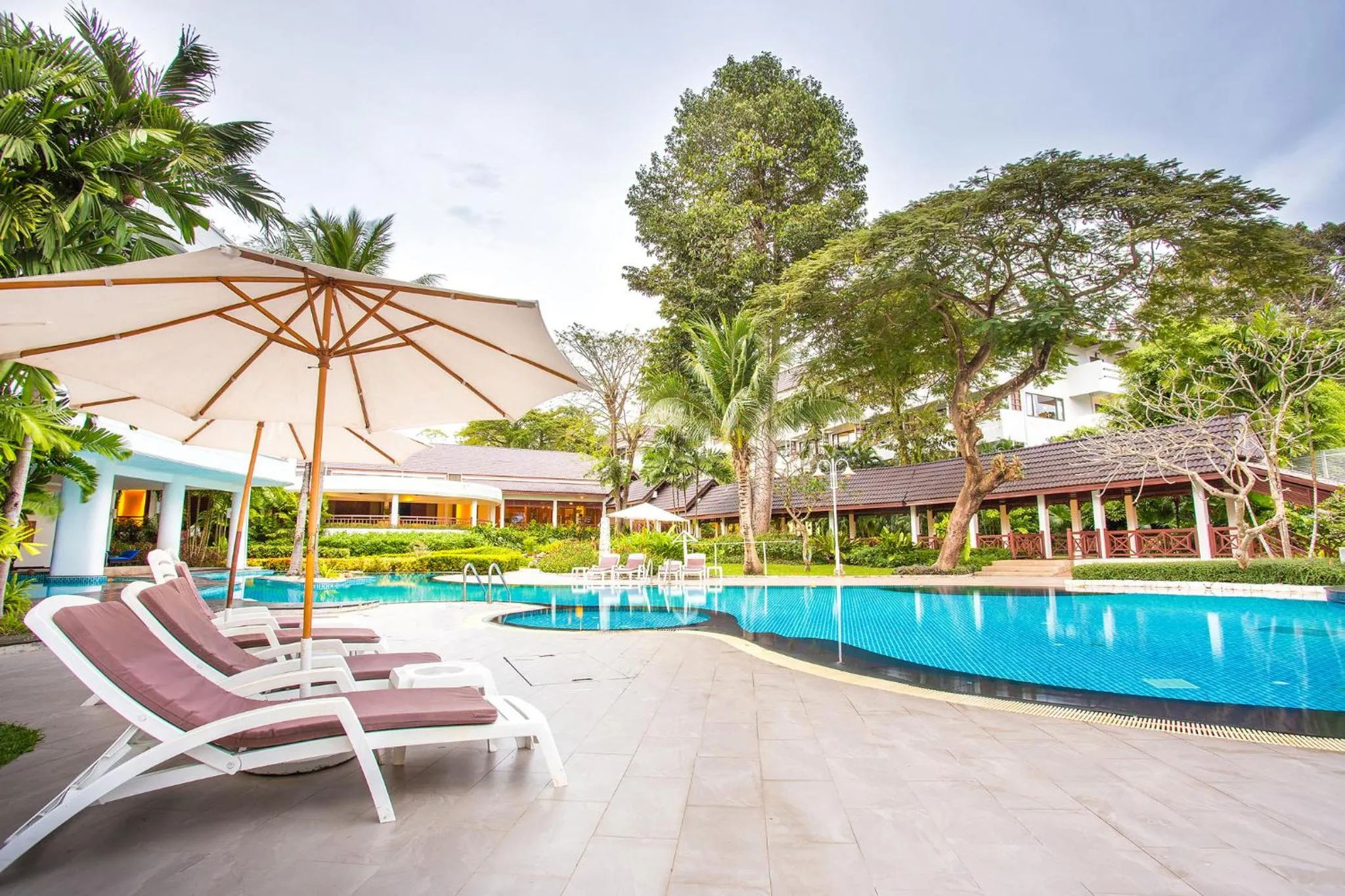 Pool view in Novotel Rayong Rim Pae Resort
