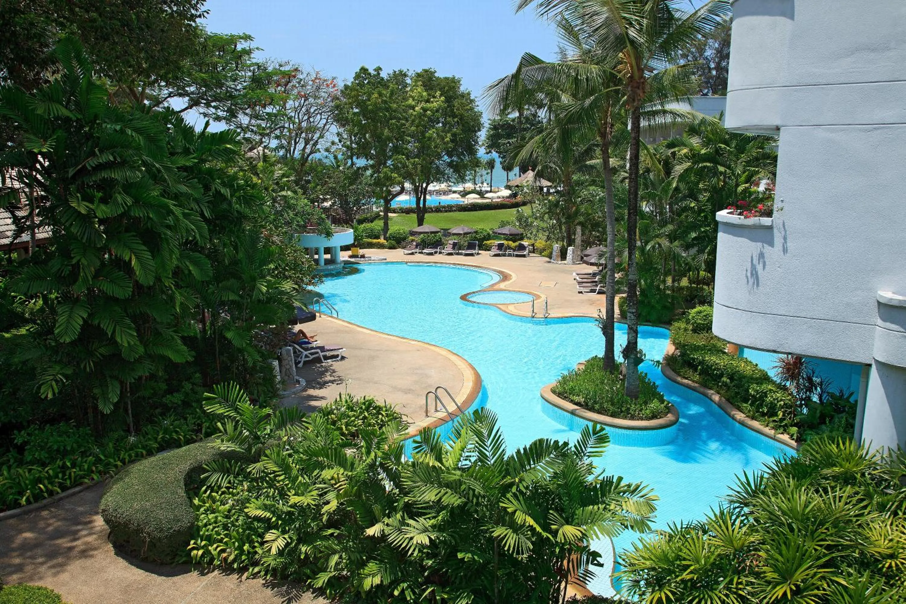Bird's eye view in Novotel Rayong Rim Pae Resort