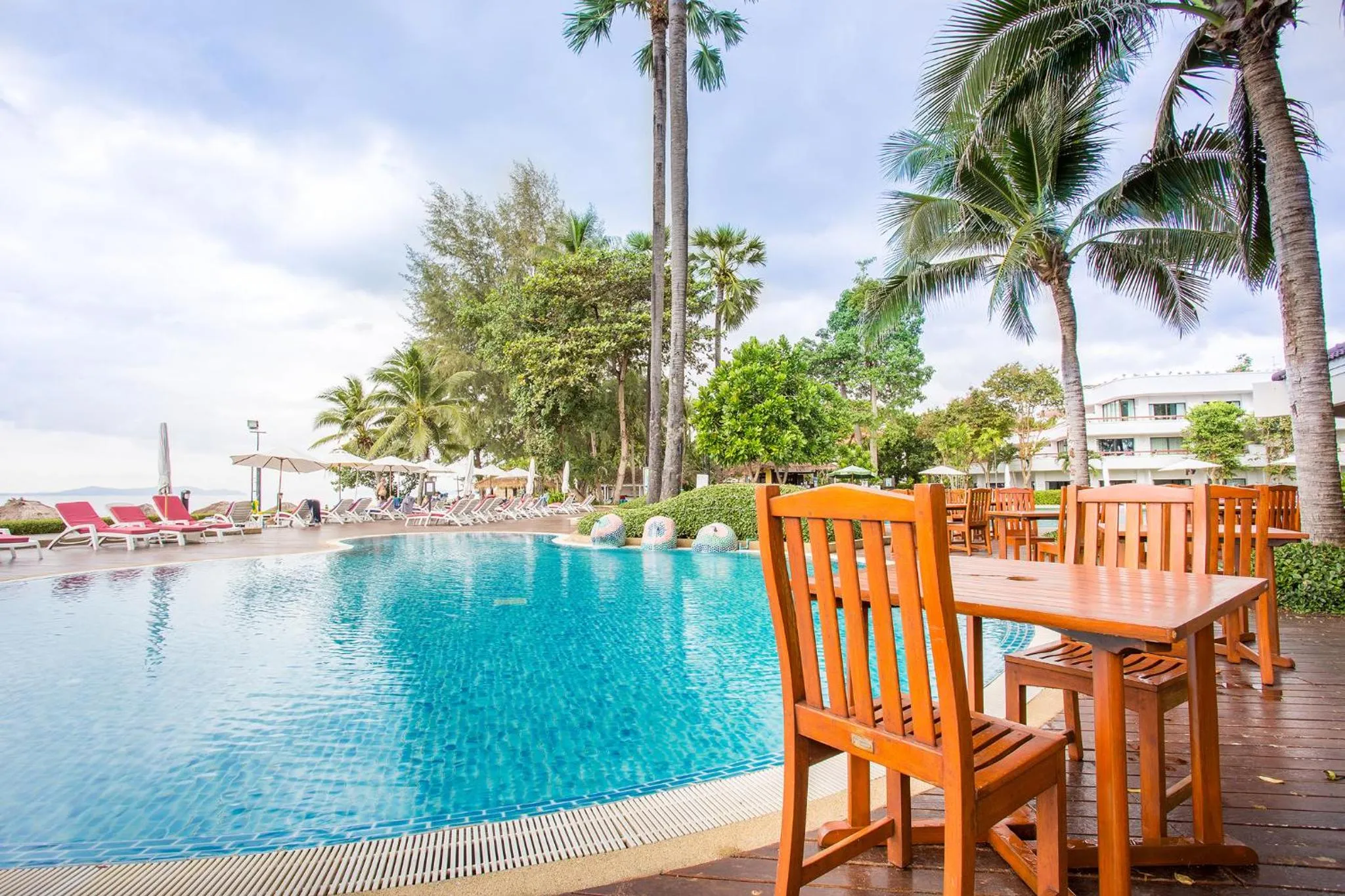 Pool view in Novotel Rayong Rim Pae Resort