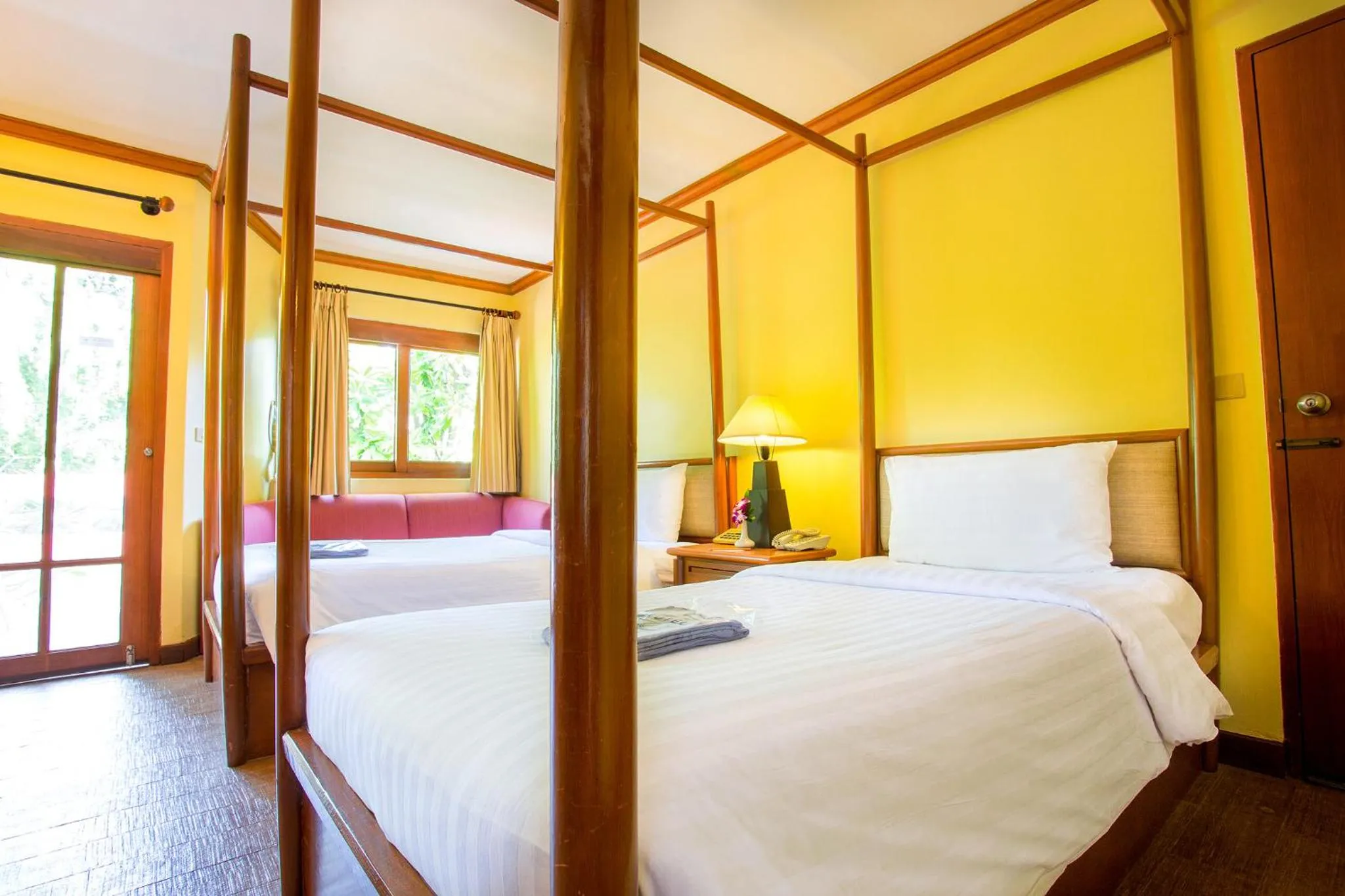 Bed in Novotel Rayong Rim Pae Resort