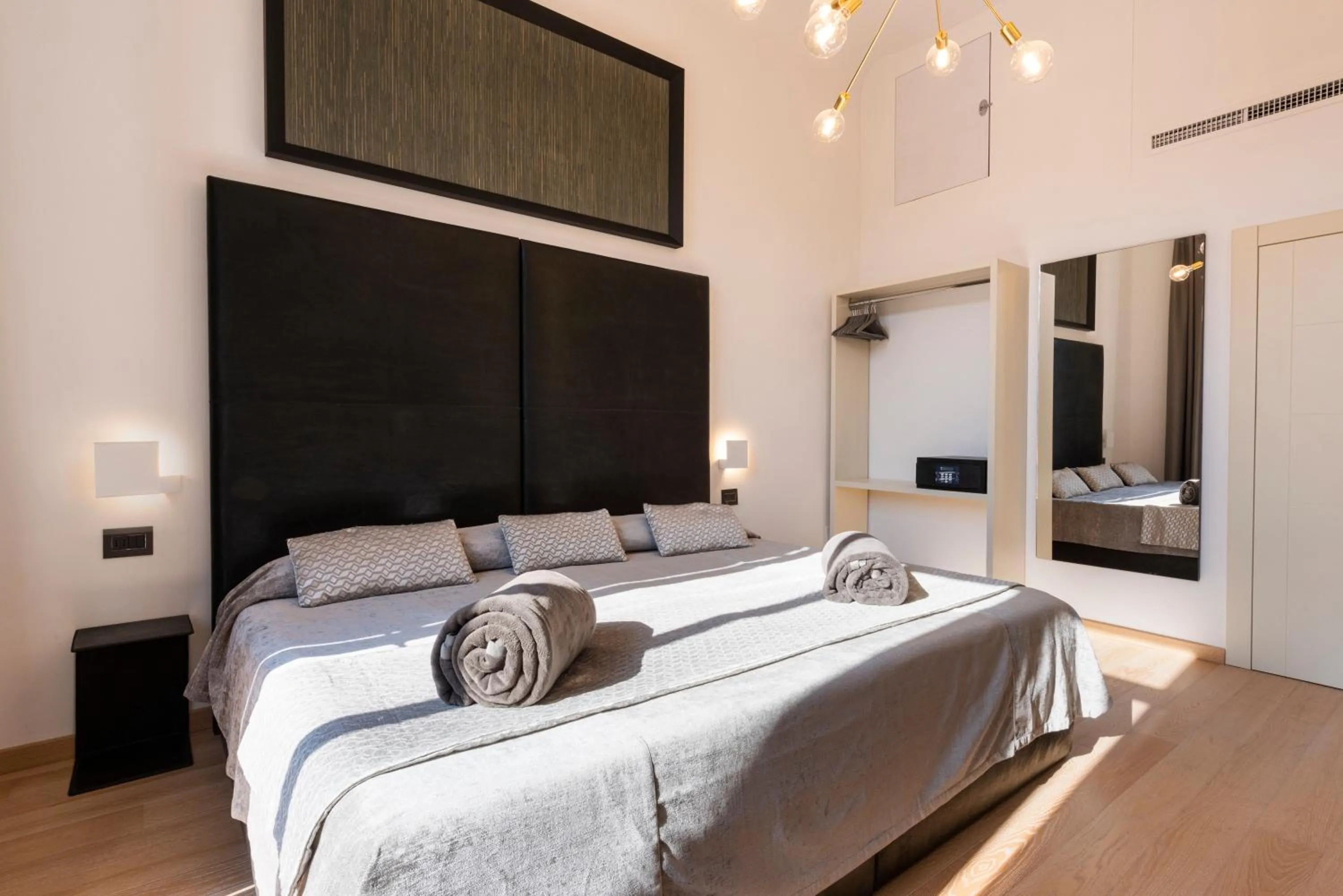 Living room, Bed in B&B Soggiorno Battistero