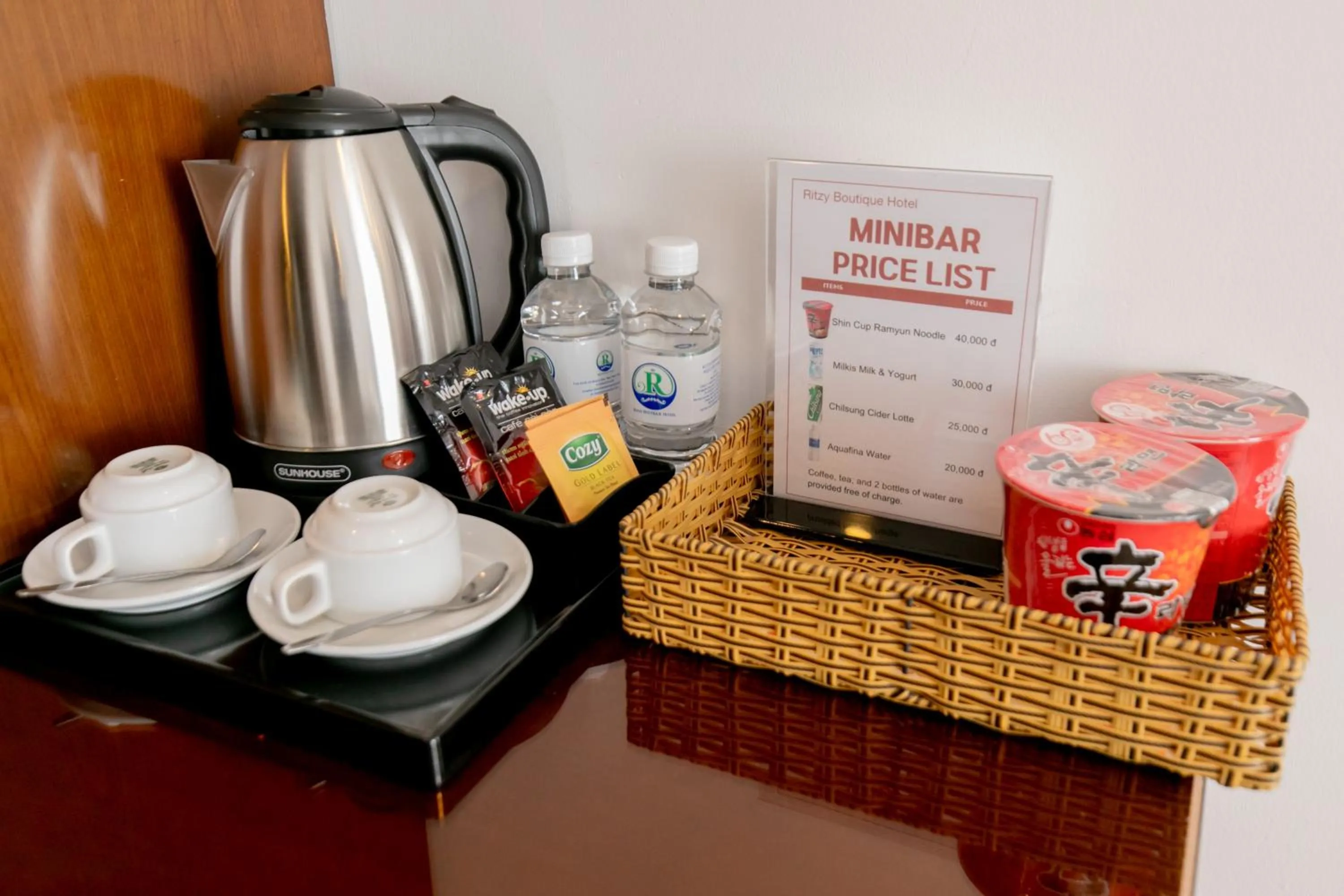 minibar in Ritzy Boutique Hotel Da Nang Beach