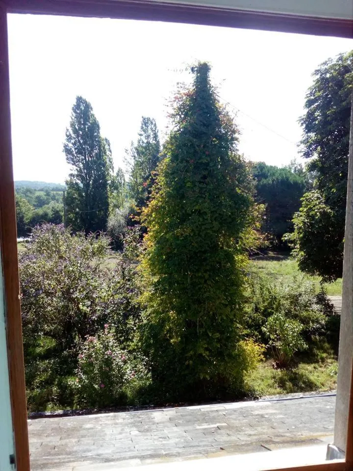 Garden view in B&B Les Quatre Vents