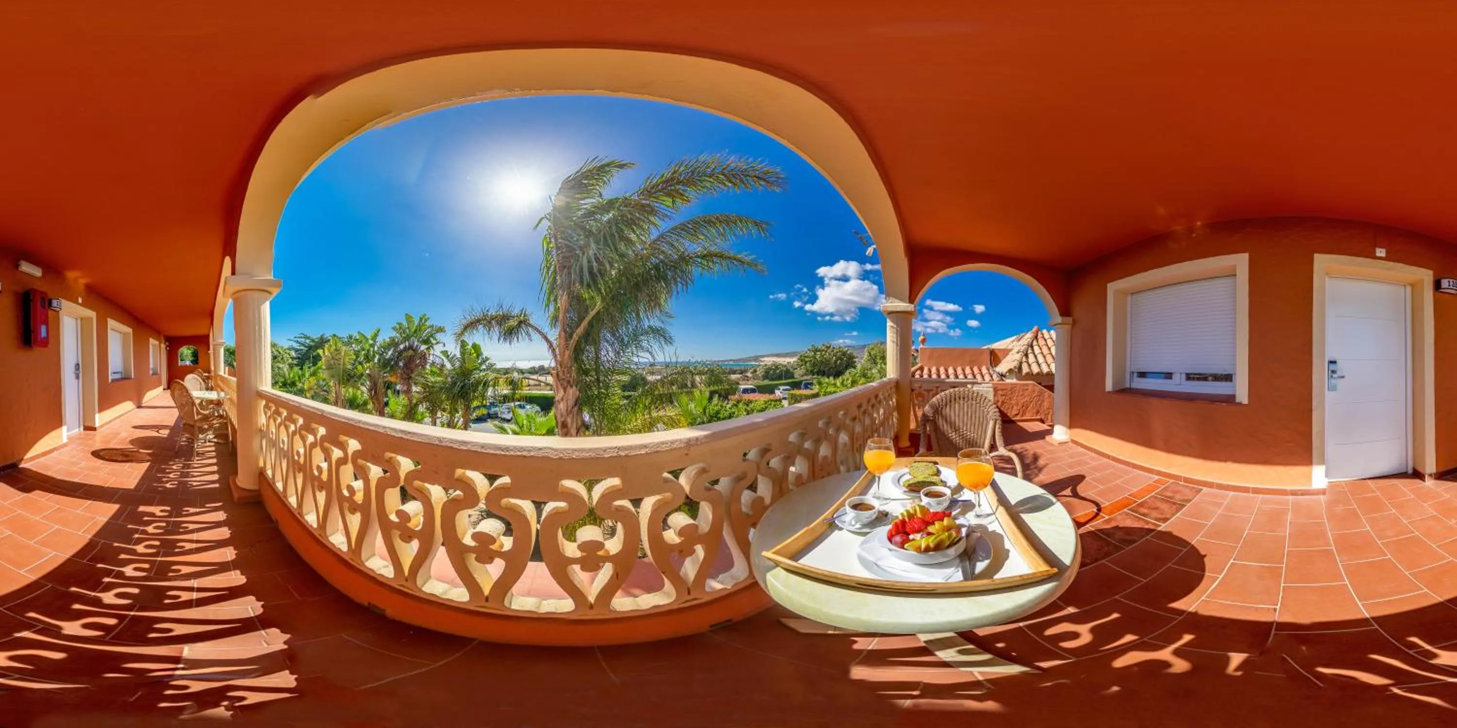 Balcony/Terrace in Hotel Copacabana Tarifa Beach
