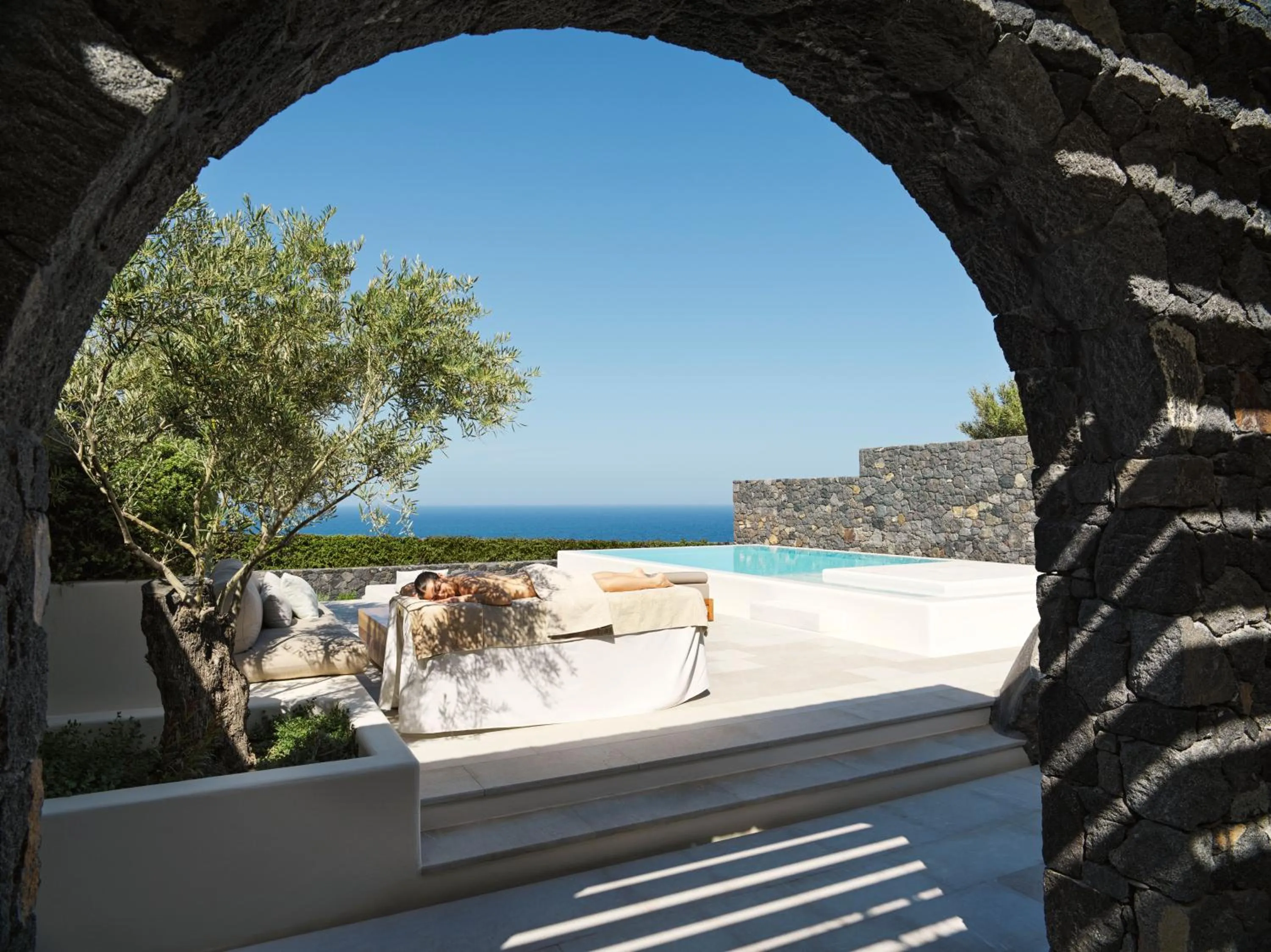 Patio in Canaves Epitome - Small Luxury Hotels of the World