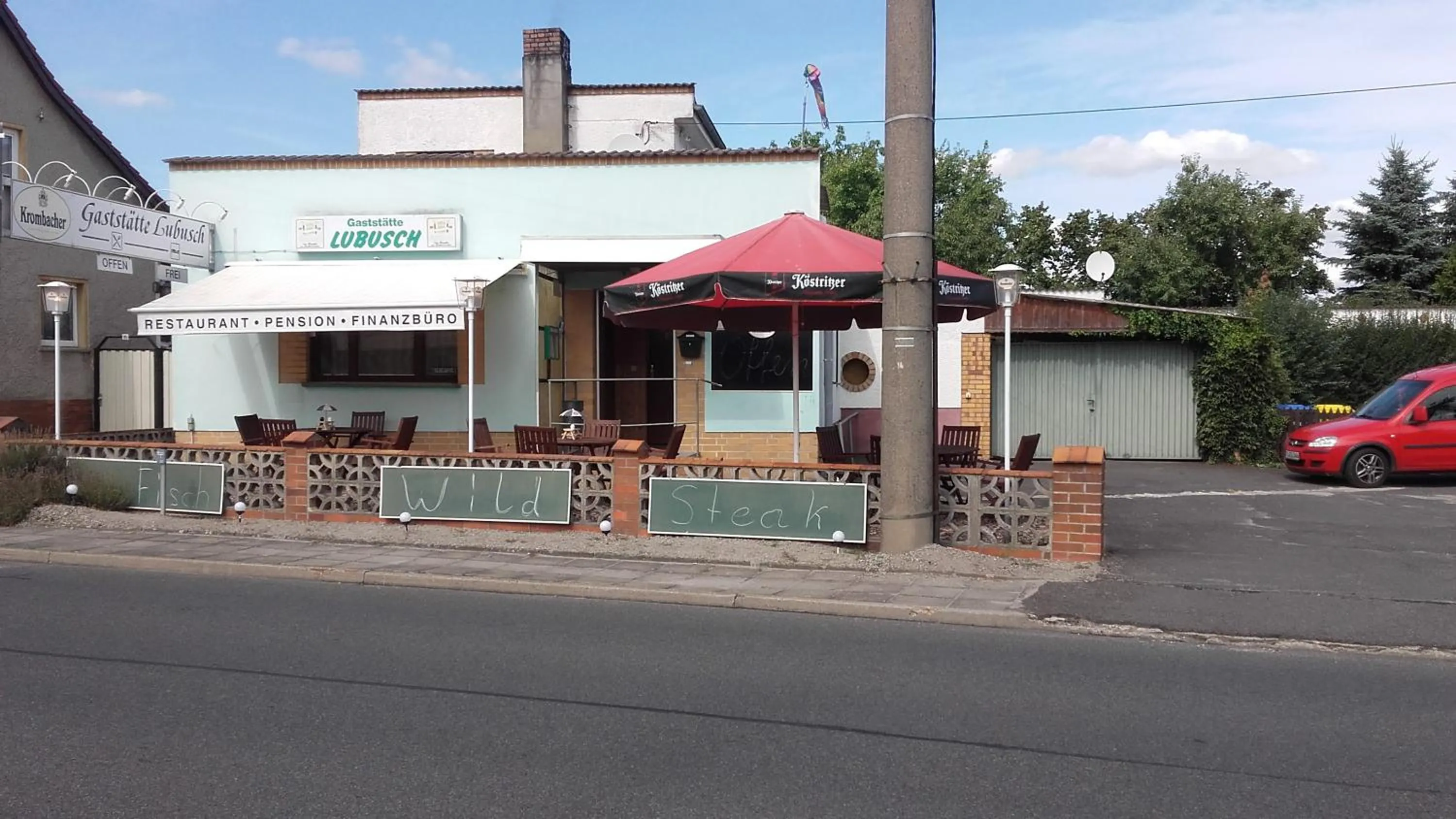 Facade/entrance in Restaurant Pension Lubusch Gahro