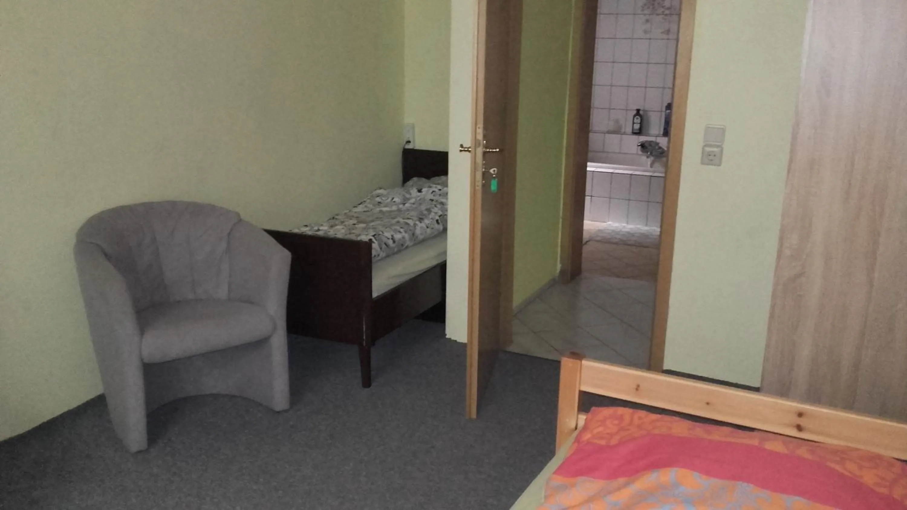 Bed in Restaurant Pension Lubusch Gahro