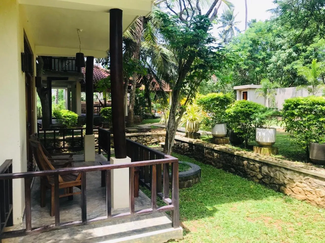 Garden view in Green turtle