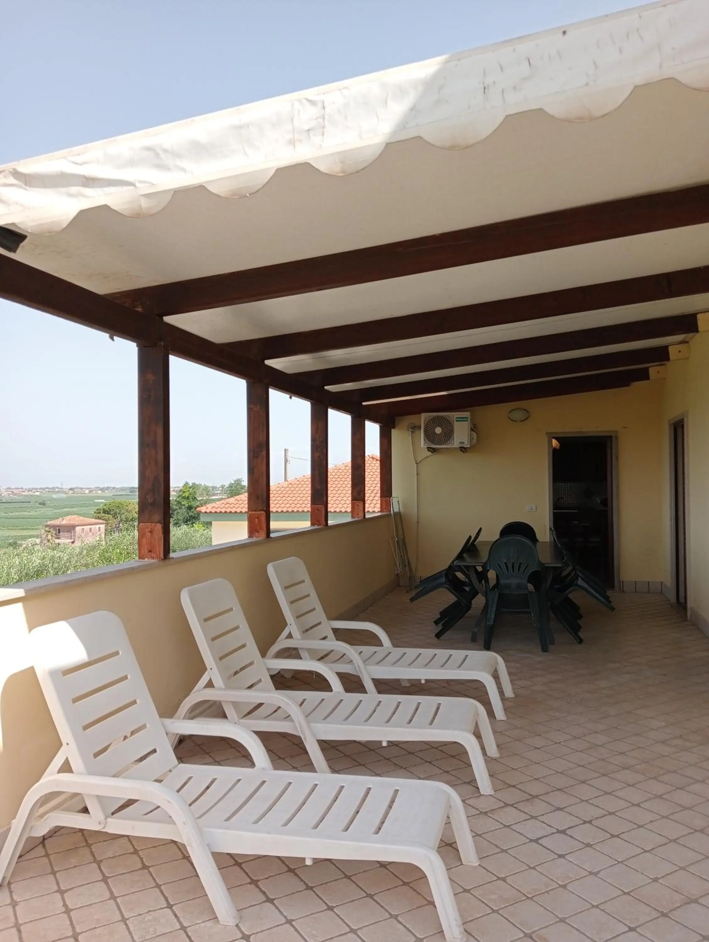 Balcony/Terrace in Residenza Giancesare Family Apartments