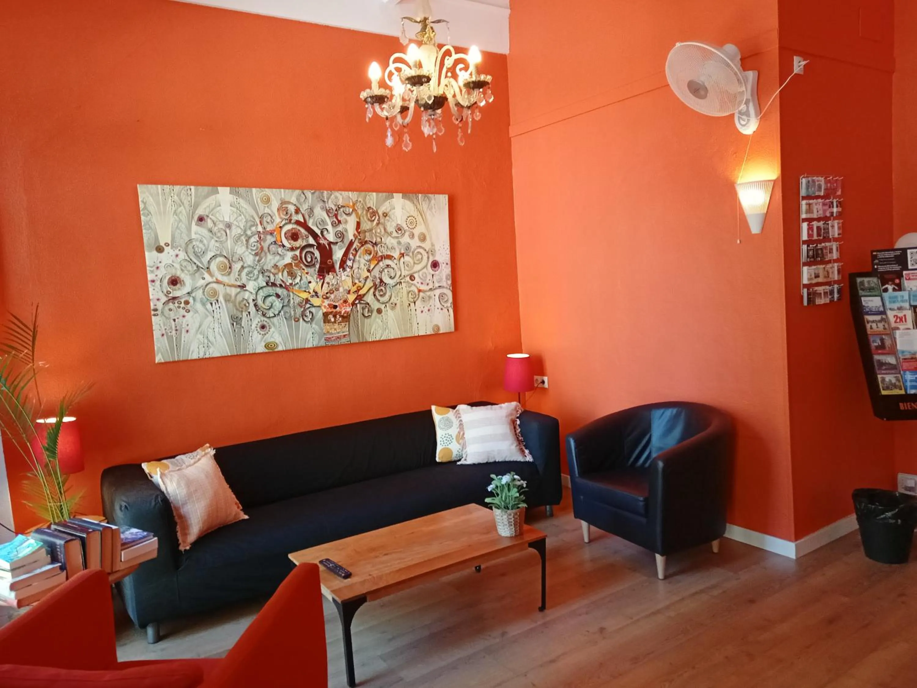 Living room in Paraiso Hostel