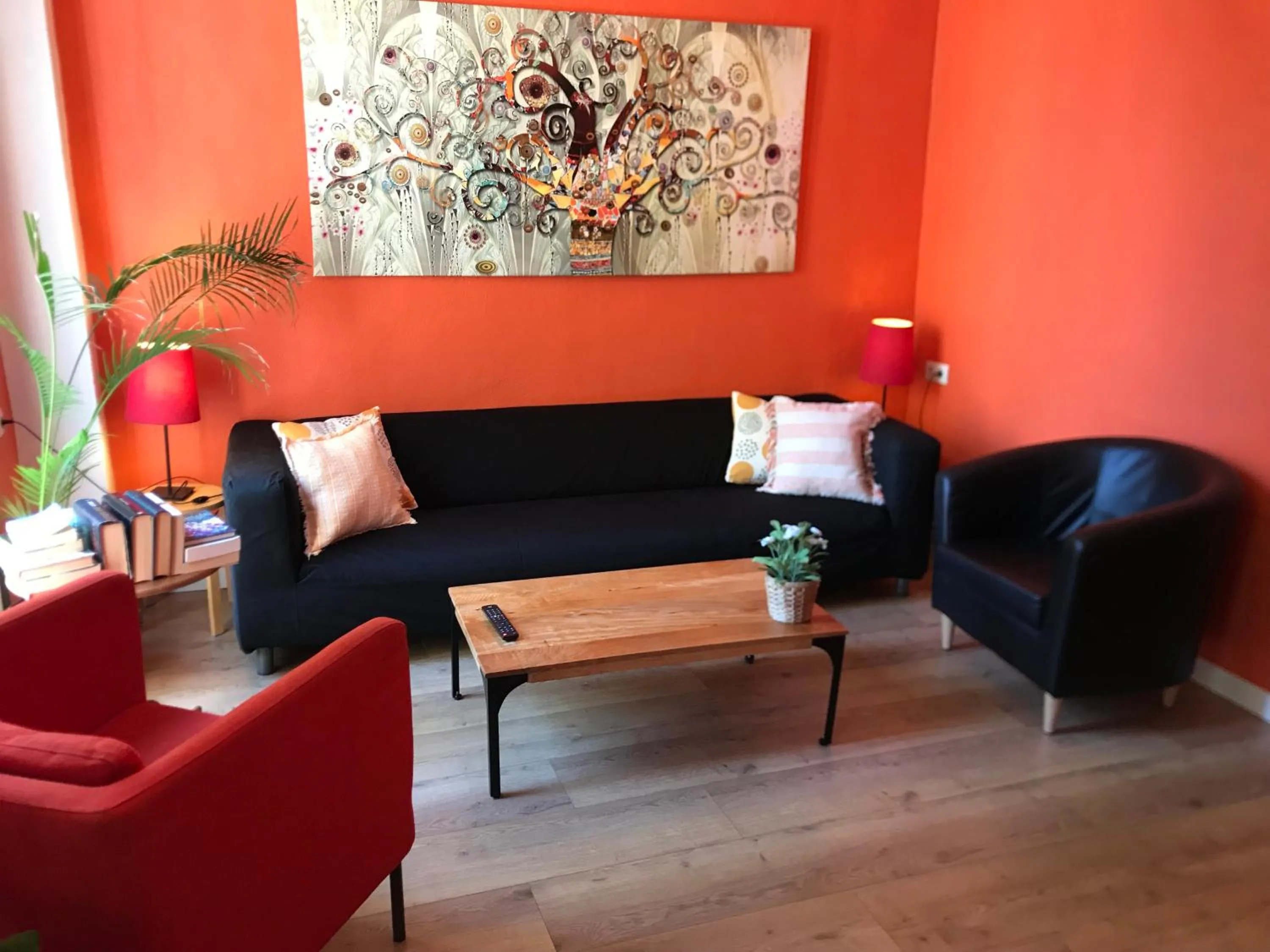 Living room in Paraiso Hostel