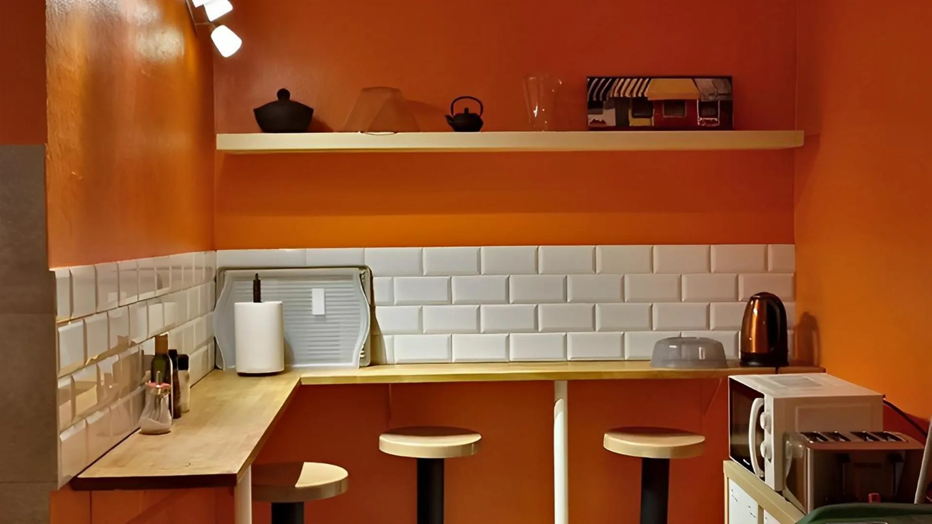 Kitchen or kitchenette in Paraiso Hostel