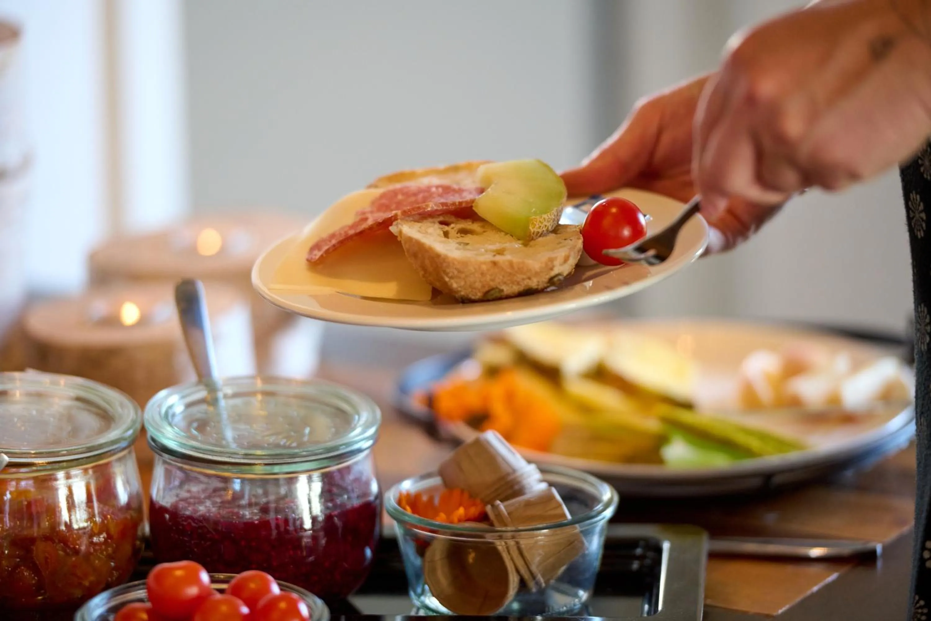Breakfast in Danhostel Rønde