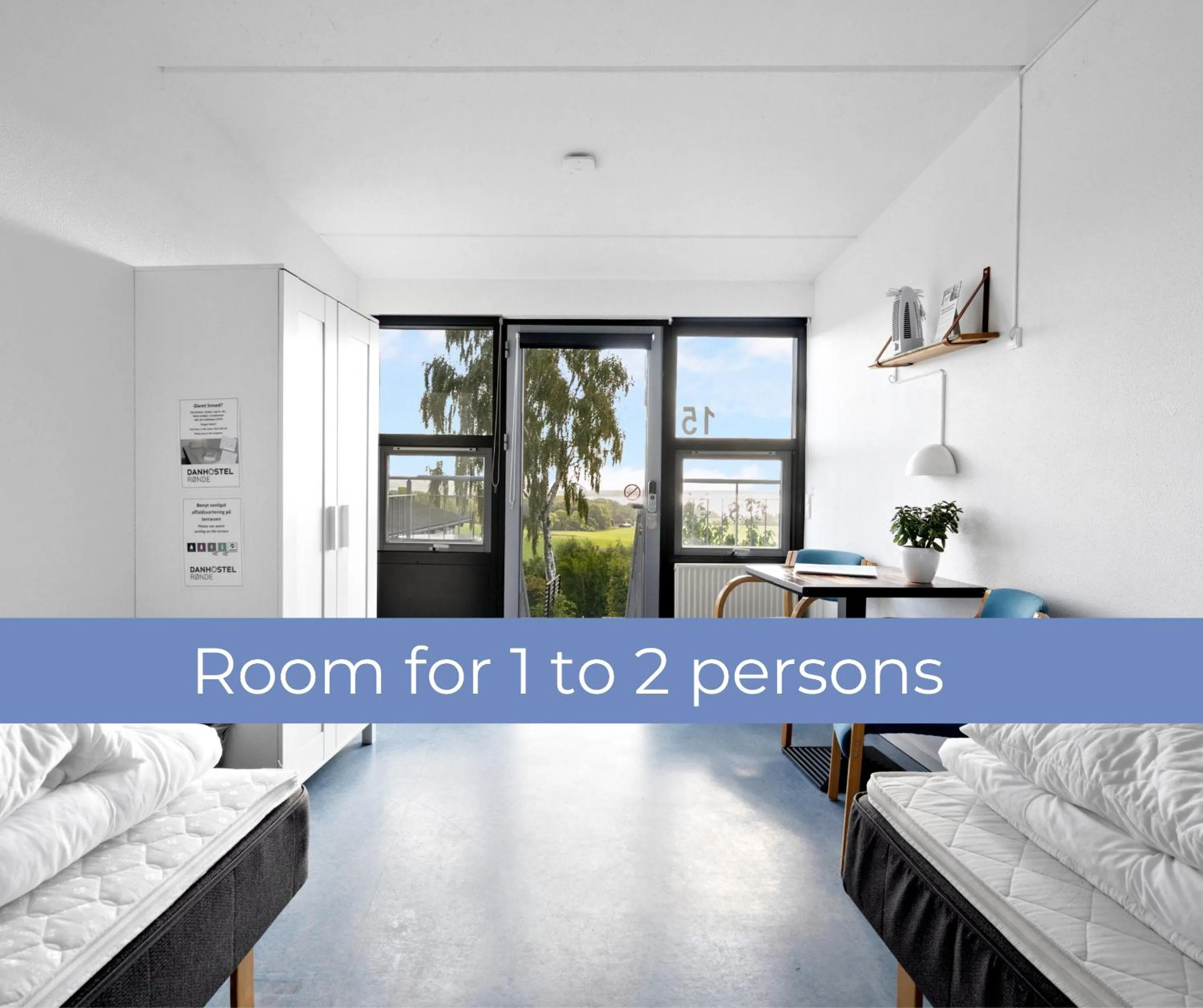Bedroom, Bed in Danhostel Rønde