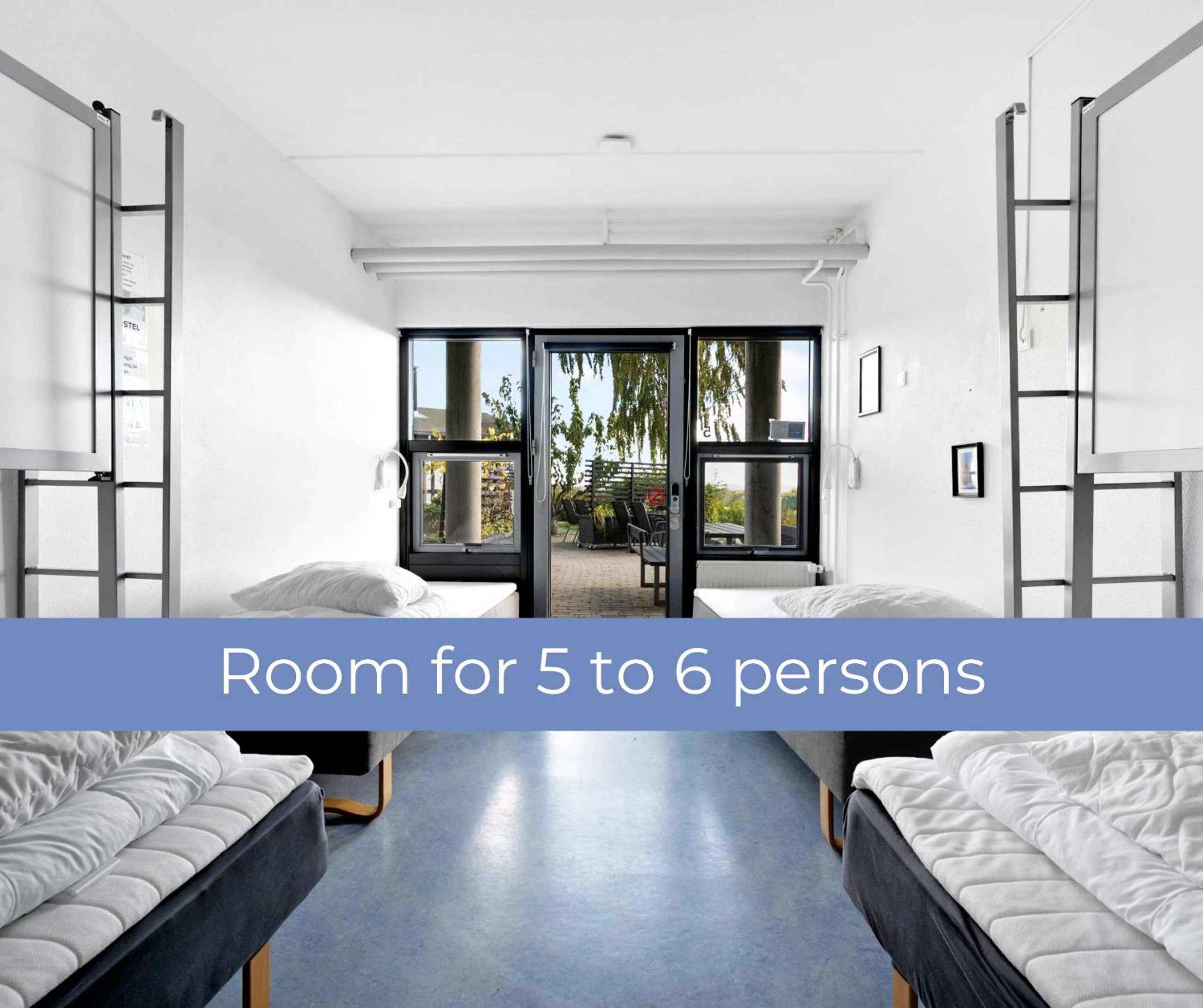 Bedroom, Bed in Danhostel Rønde