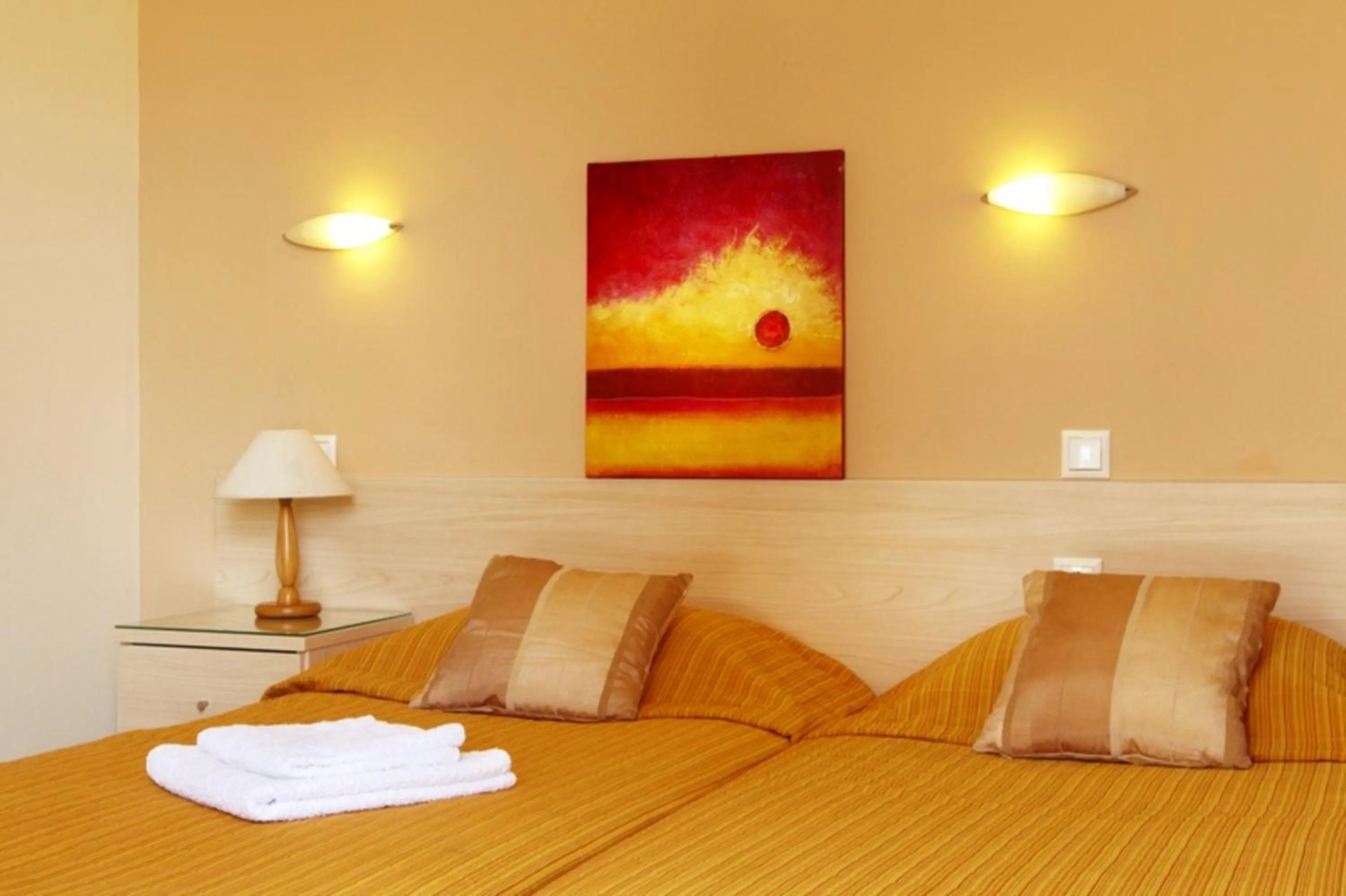 Bedroom in Amaryllis Hotel