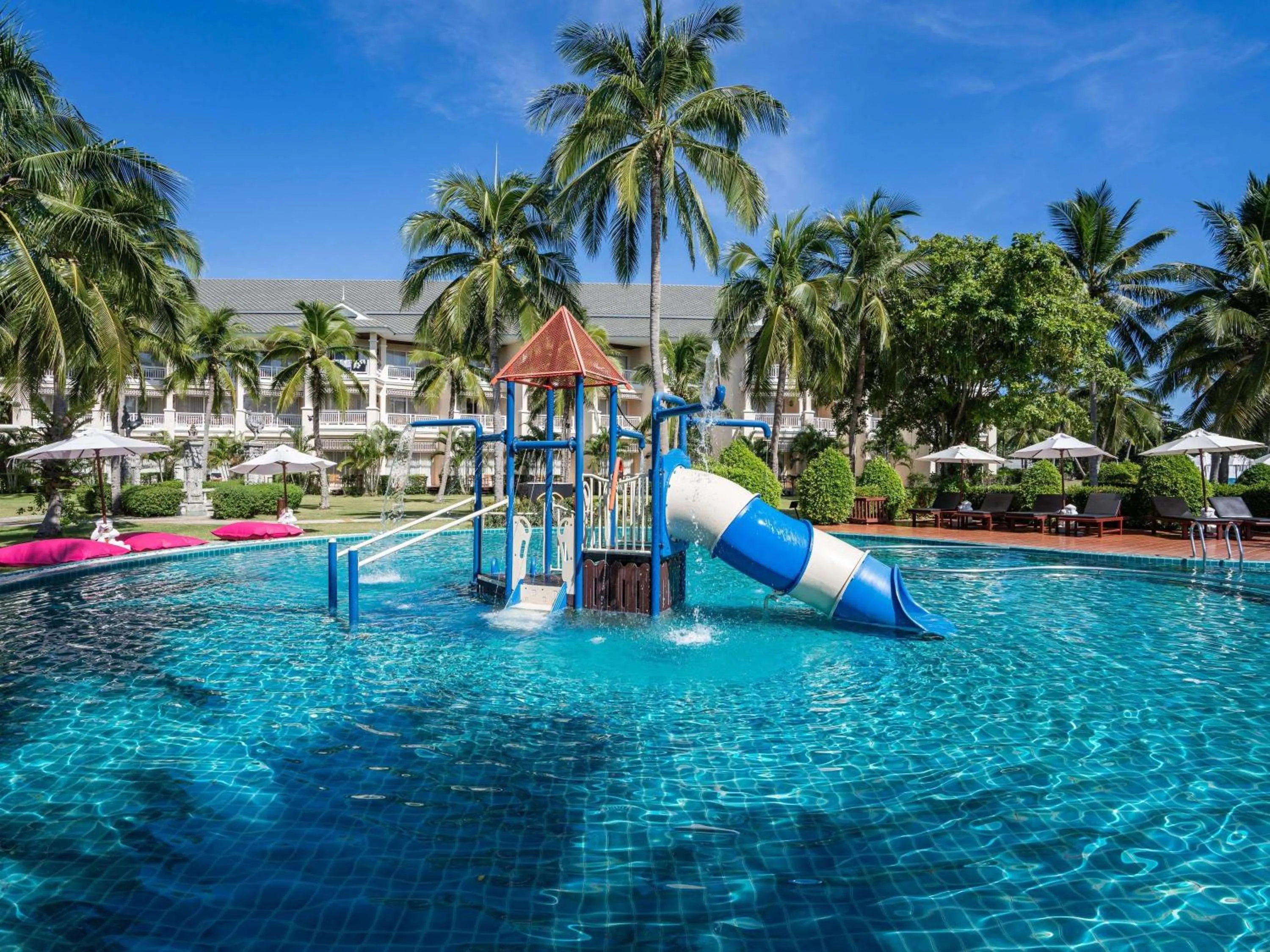 Pool view in Sofitel Krabi Phokeethra Golf and Spa Resort