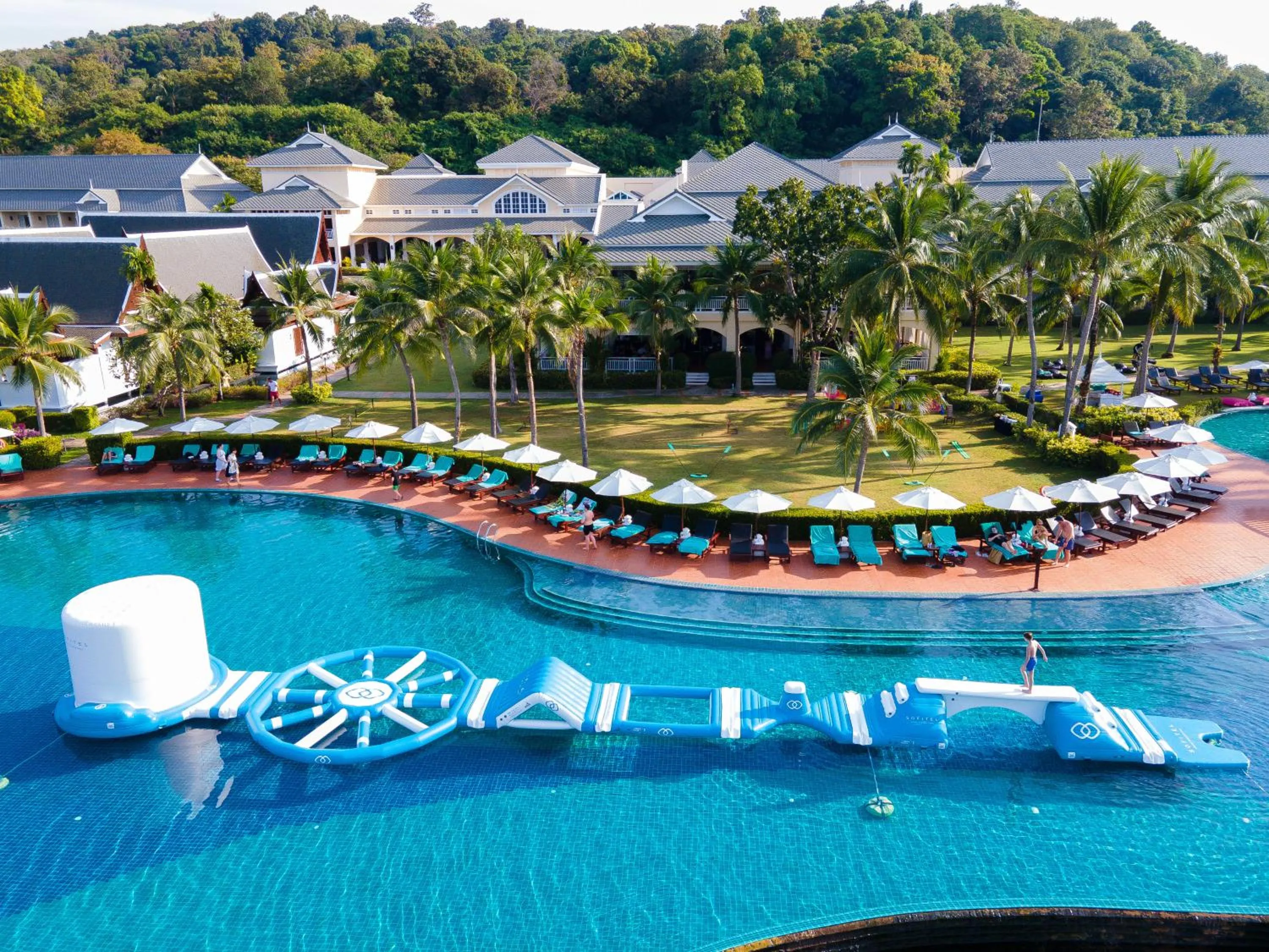 Swimming pool in Sofitel Krabi Phokeethra Golf and Spa Resort