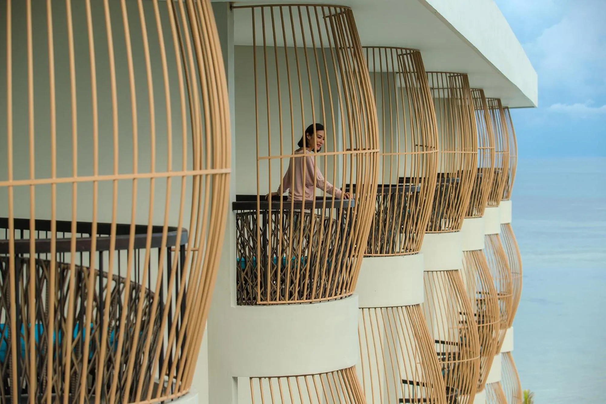 Balcony/Terrace in Hotel Santika Premiere Beach Resort Belitung