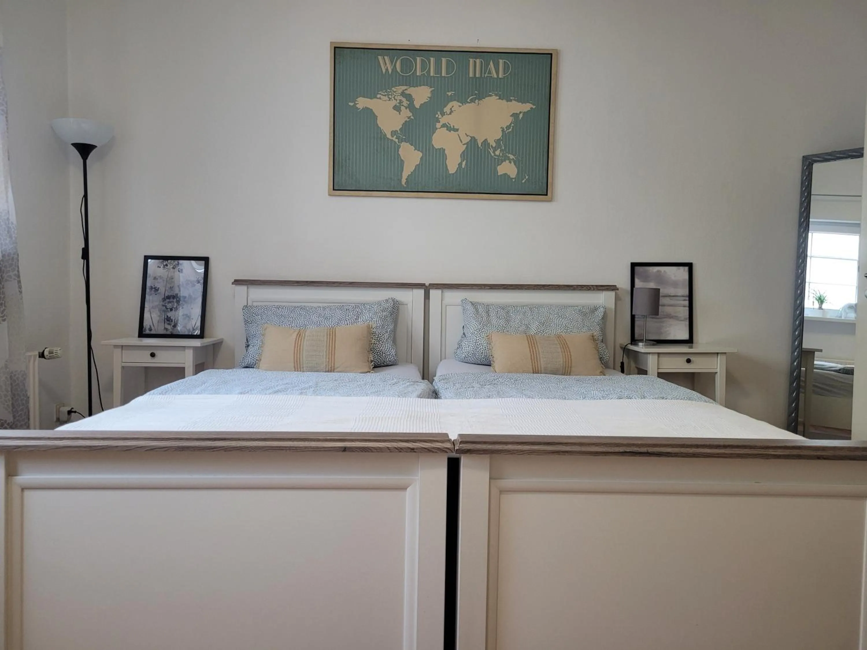 Bed in Gästehaus Kampik