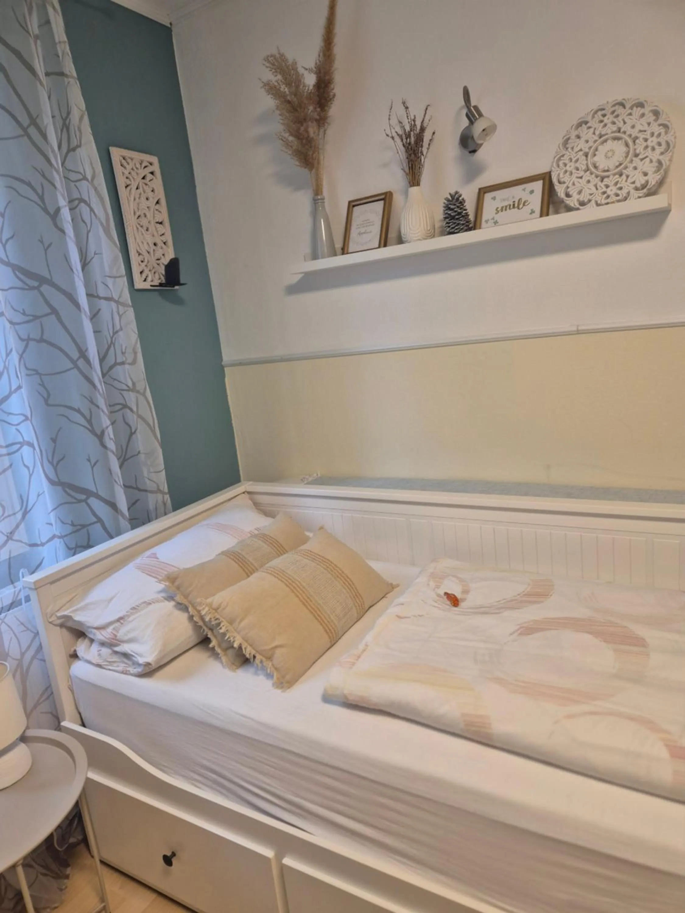 Bed in Gästehaus Kampik