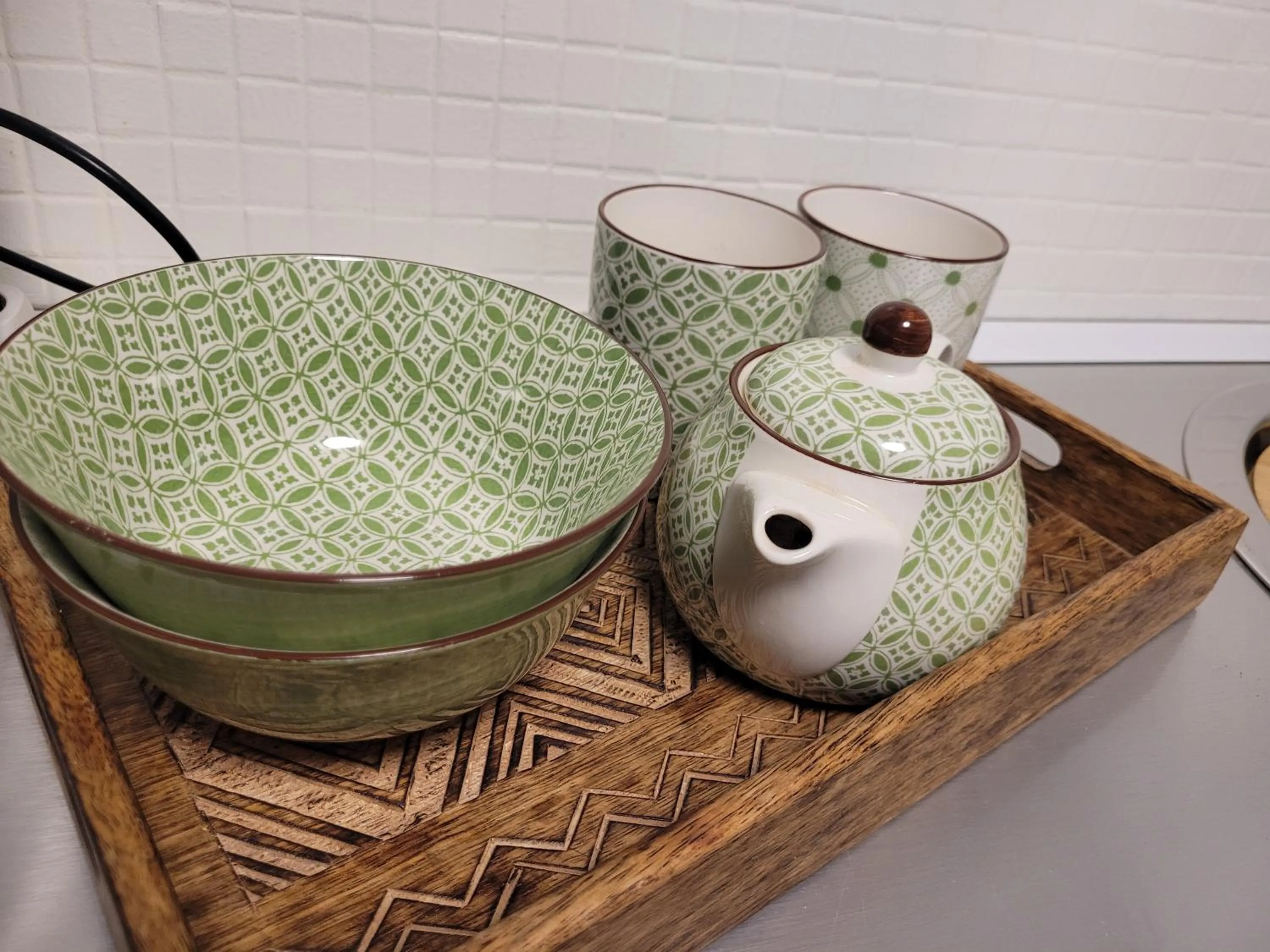 Coffee/tea facilities in Gästehaus Kampik