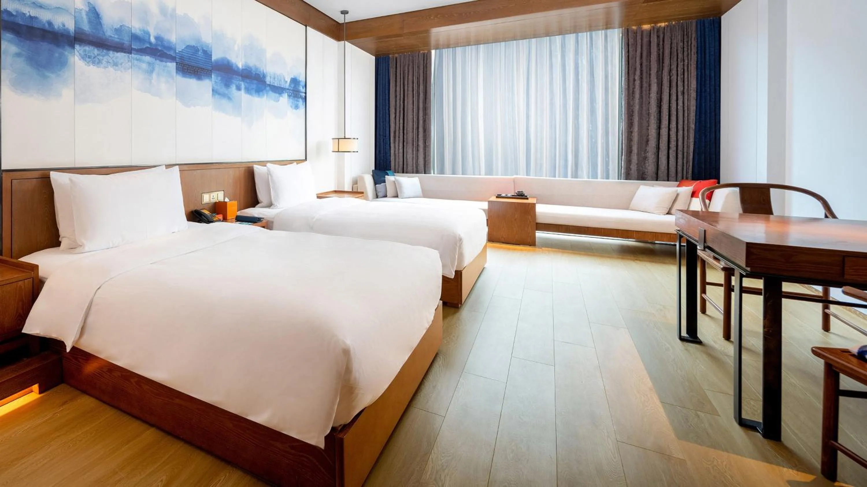 Photo of the whole room, Bed in Hotel Indigo Dali Erhai by IHG