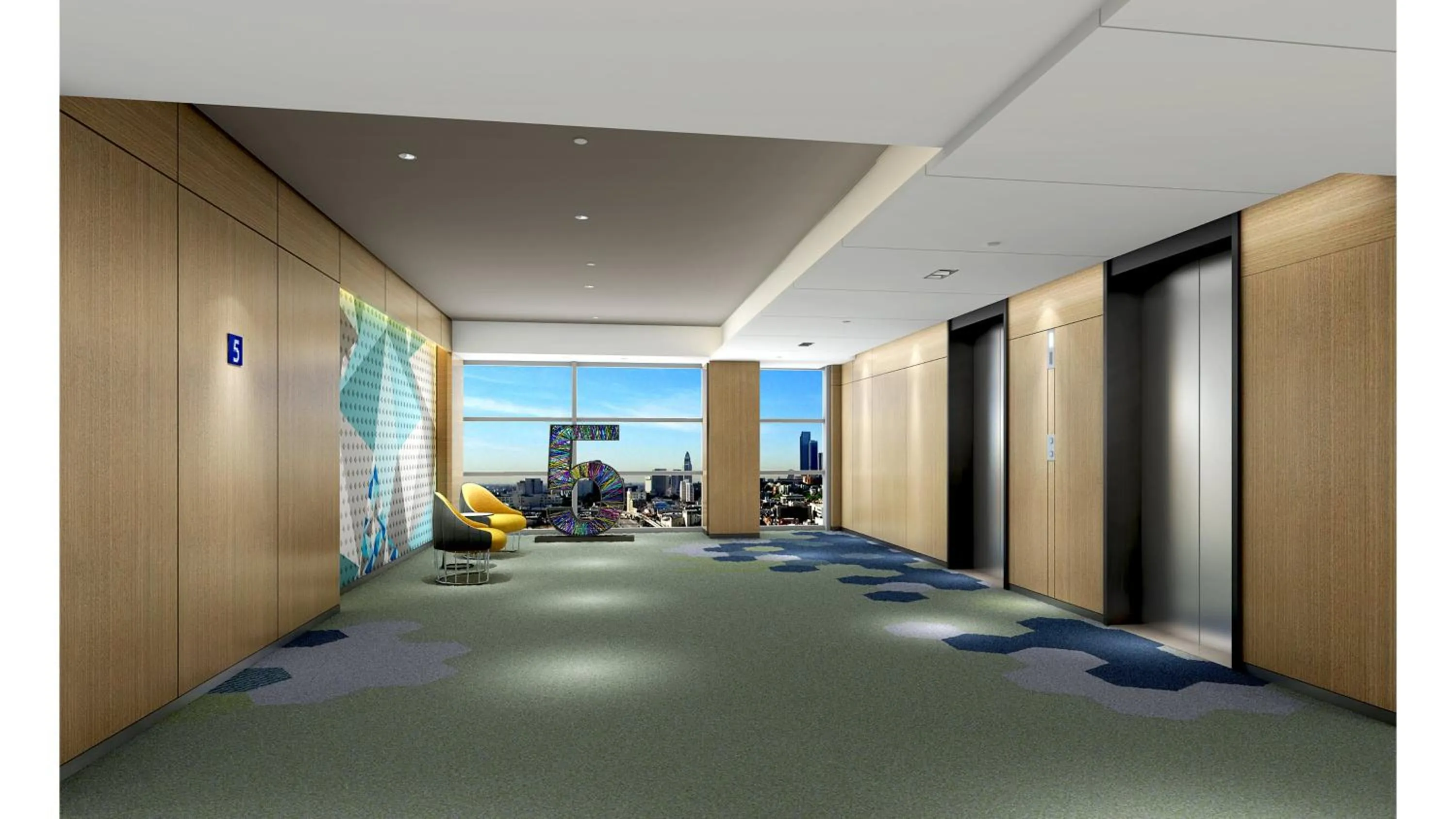 Lobby or reception in Holiday Inn Express Nantong Textile City by IHG