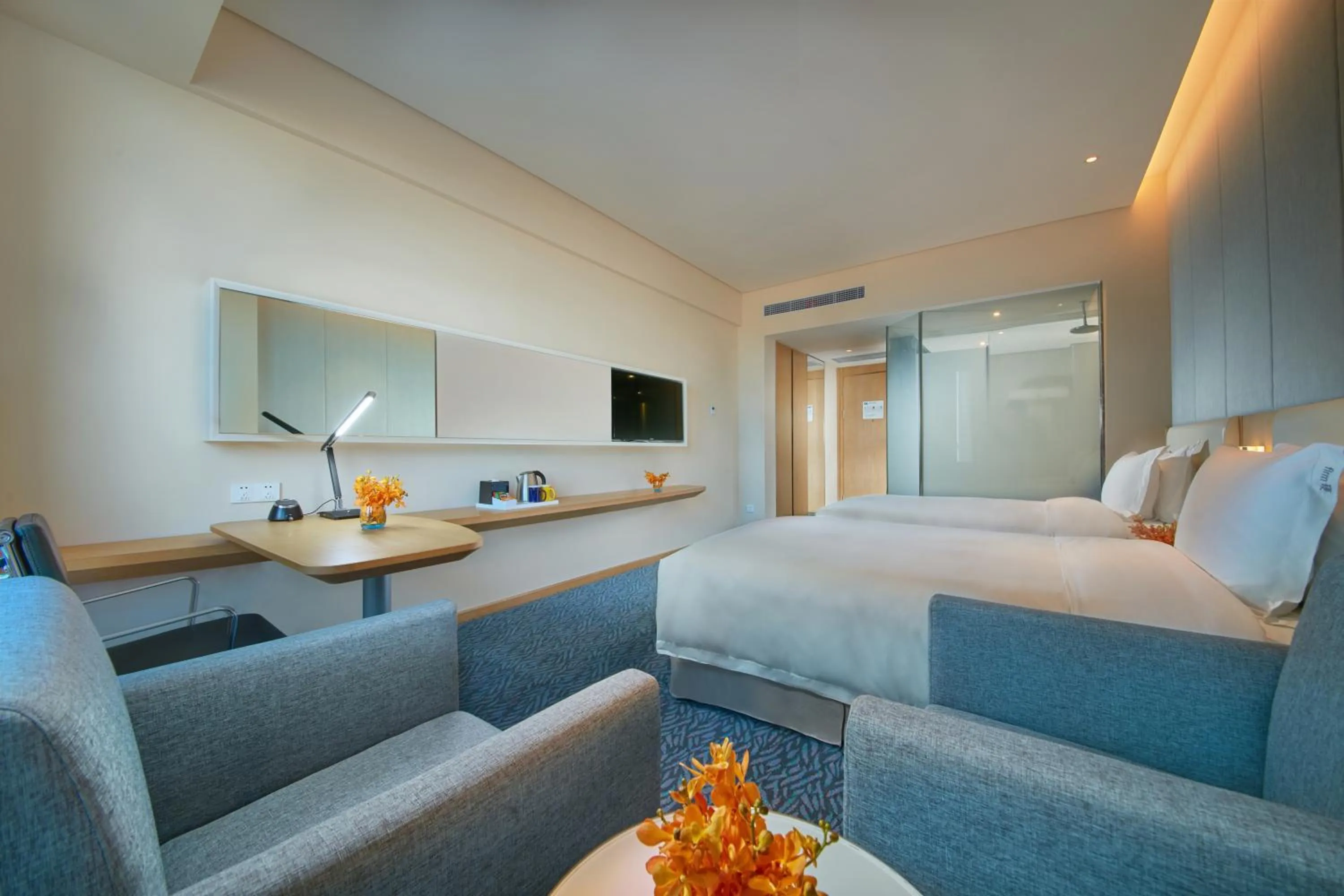 Bed in Holiday Inn Express Nantong Textile City by IHG