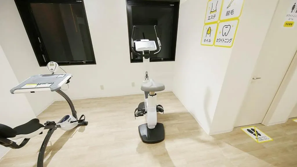 Fitness centre/facilities in Henn na Hotel Tokyo Akasaka