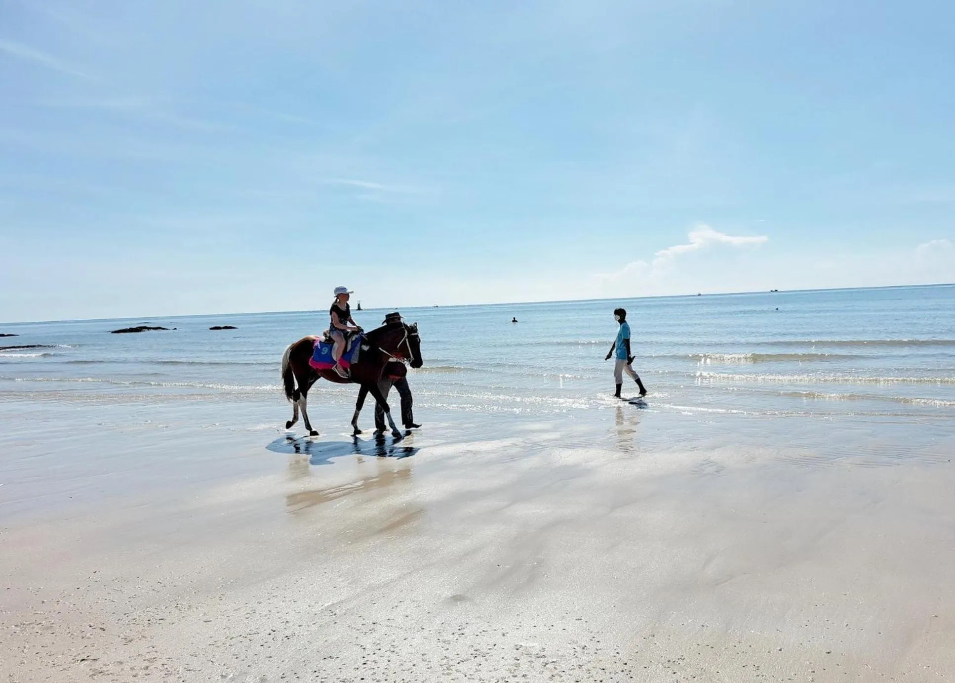 Horse-riding in Thipurai City Hotel