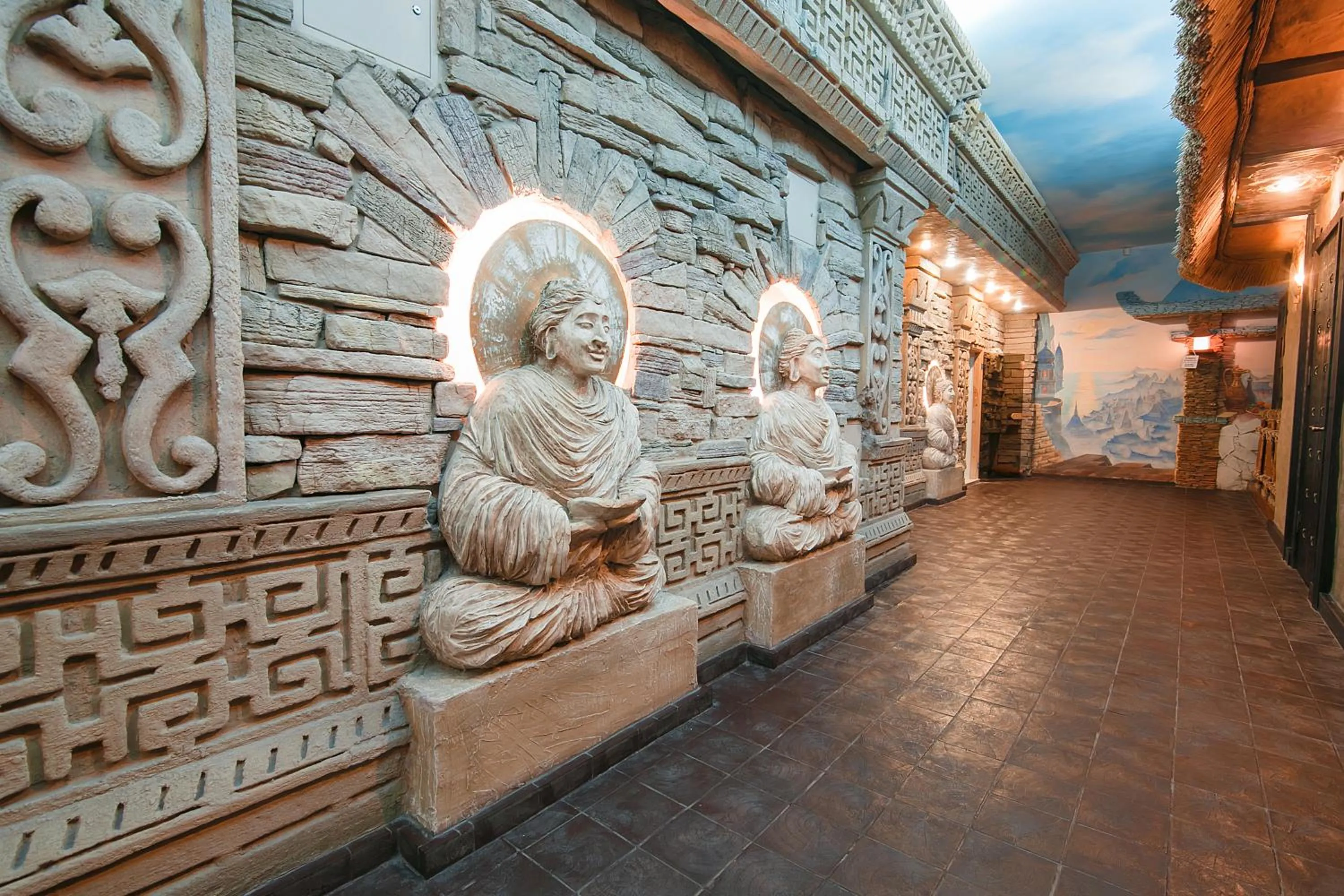 Decorative detail in Tsunami Spa Hotel