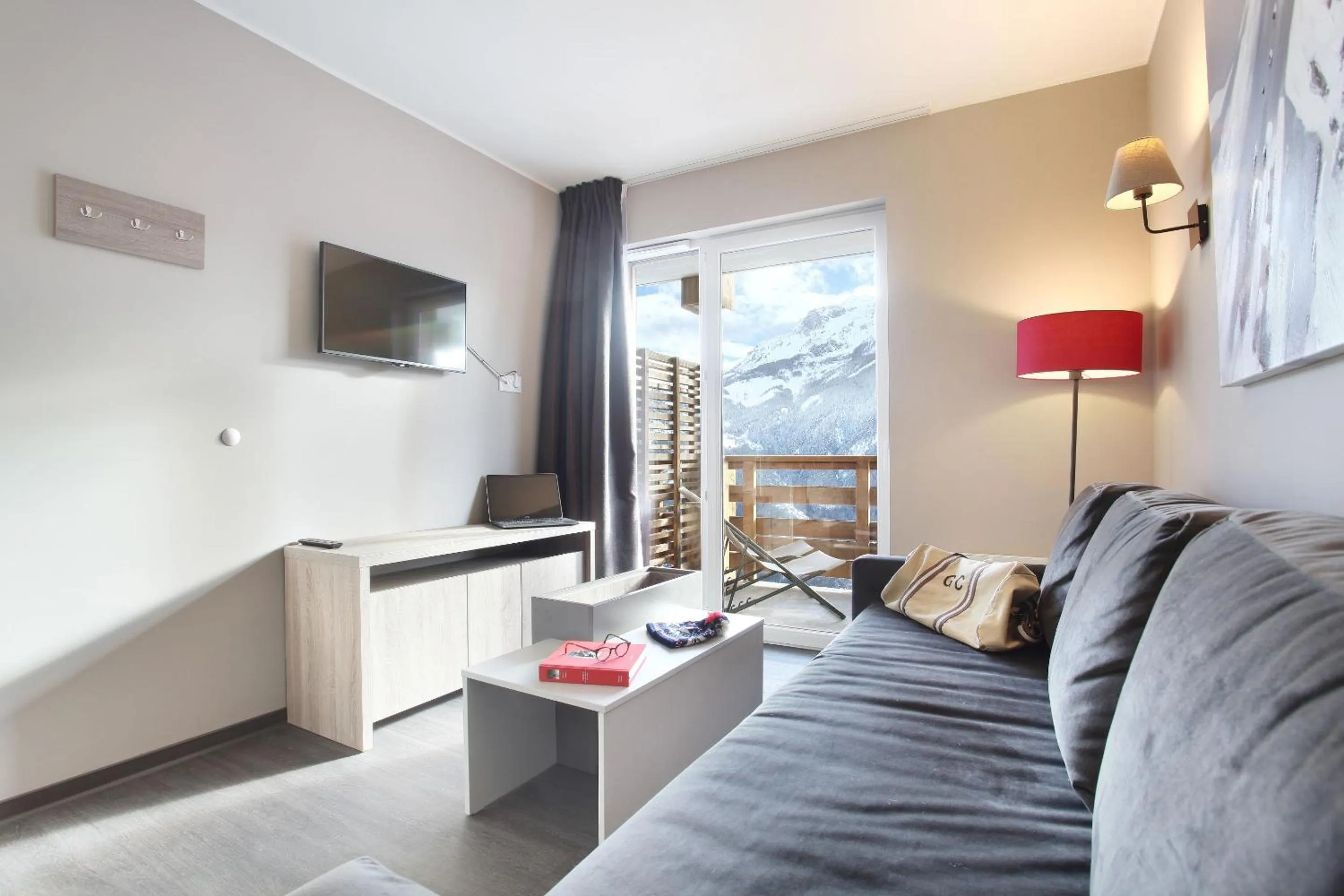 Seating area in Résidence Odalys Le Village de Praroustan