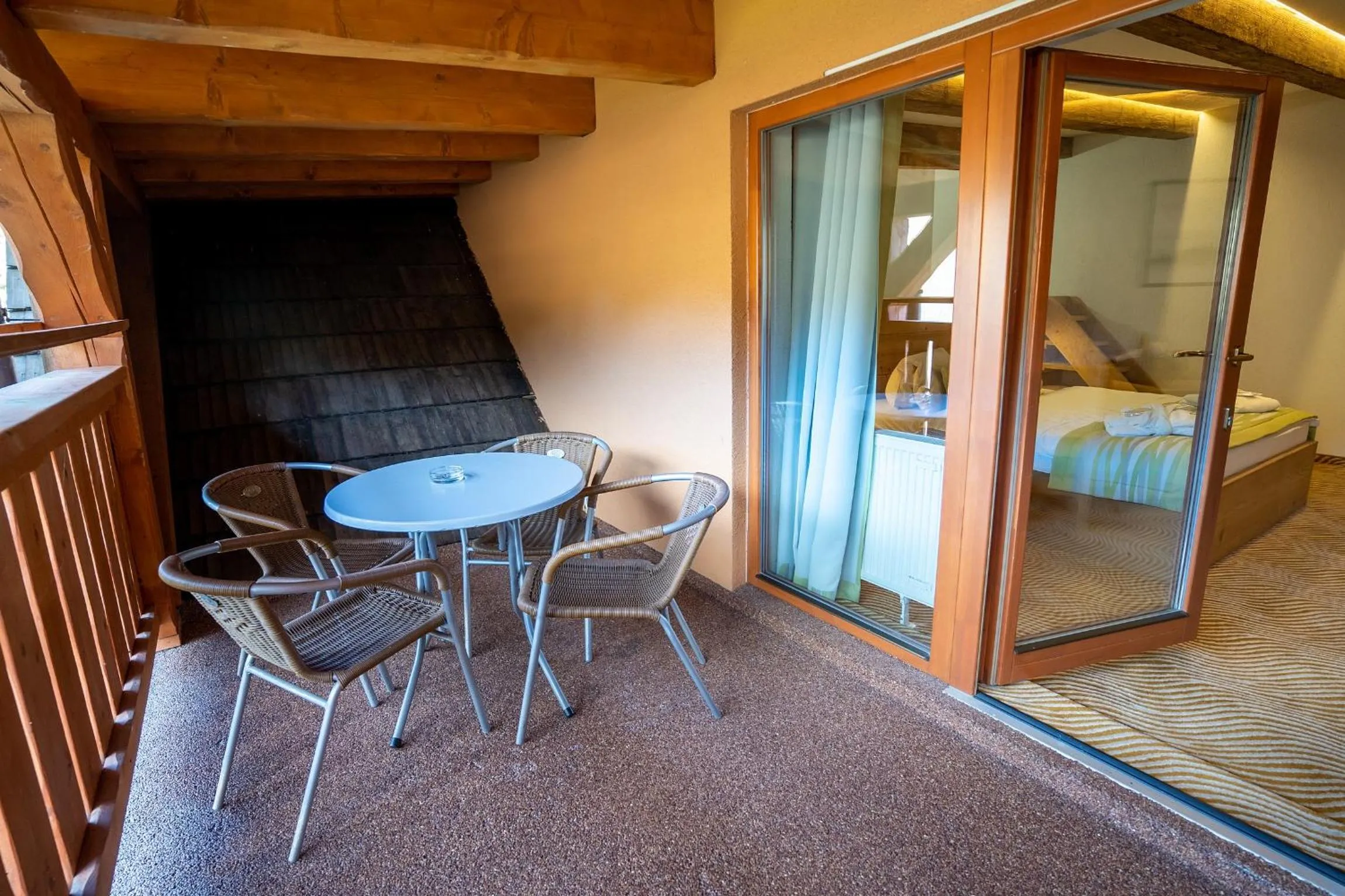 Seating area in Hotel Strachanovka - Jánska Koliba