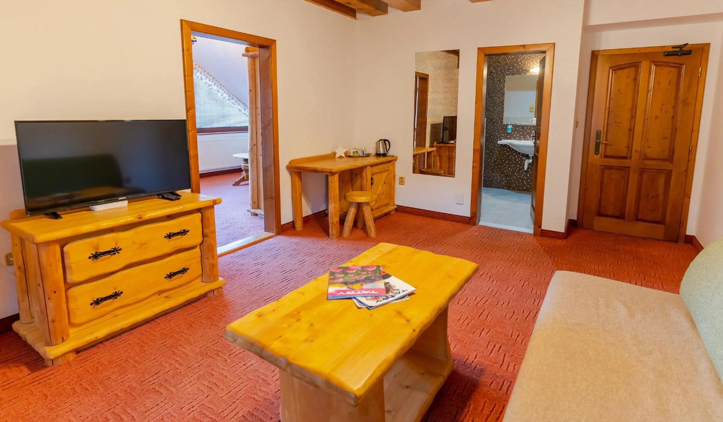 Living room in Hotel Strachanovka - Jánska Koliba