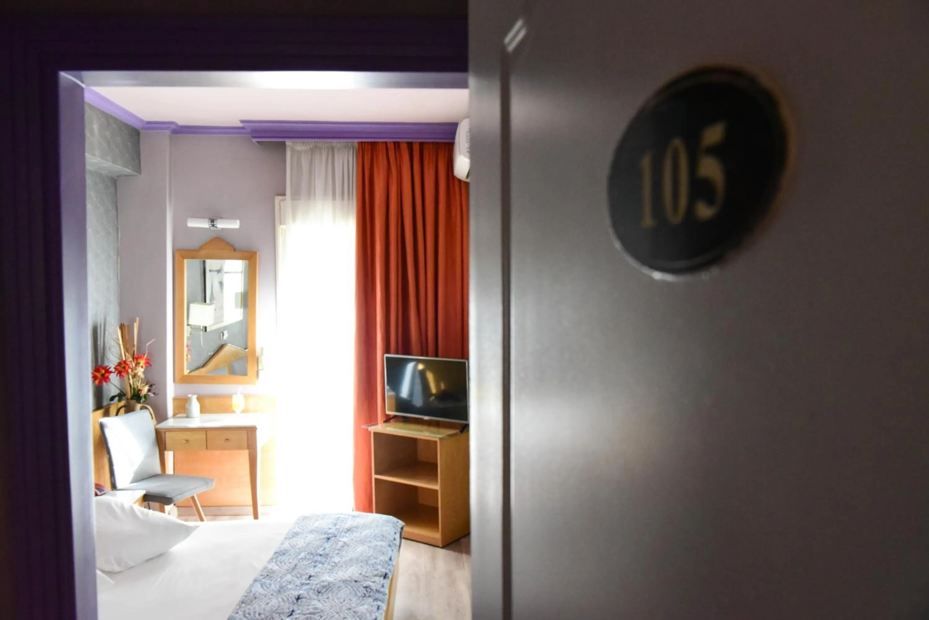 Bedroom, Bed in Eva Hotel Piraeus