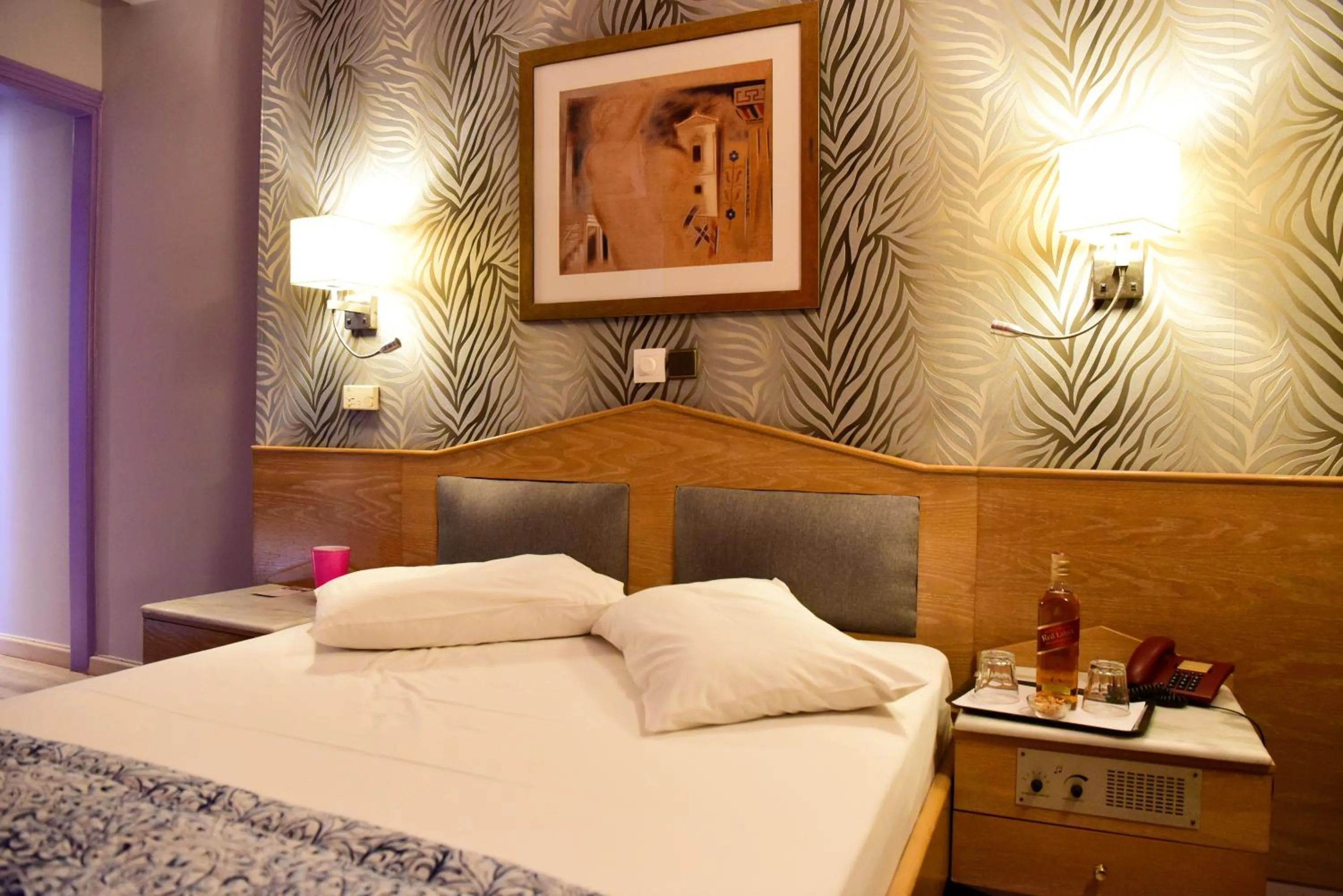 Bedroom, Bed in Eva Hotel Piraeus