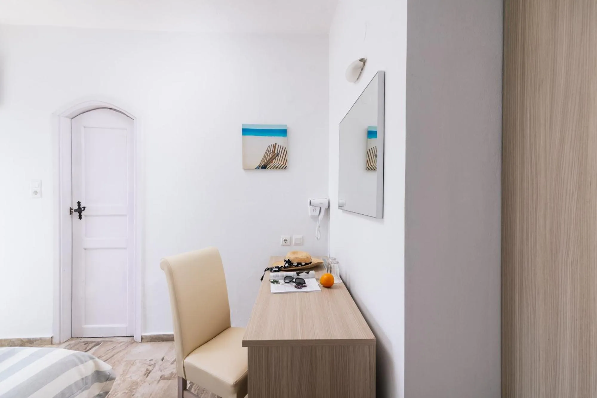 Bed in Myrtis Spa Hotel