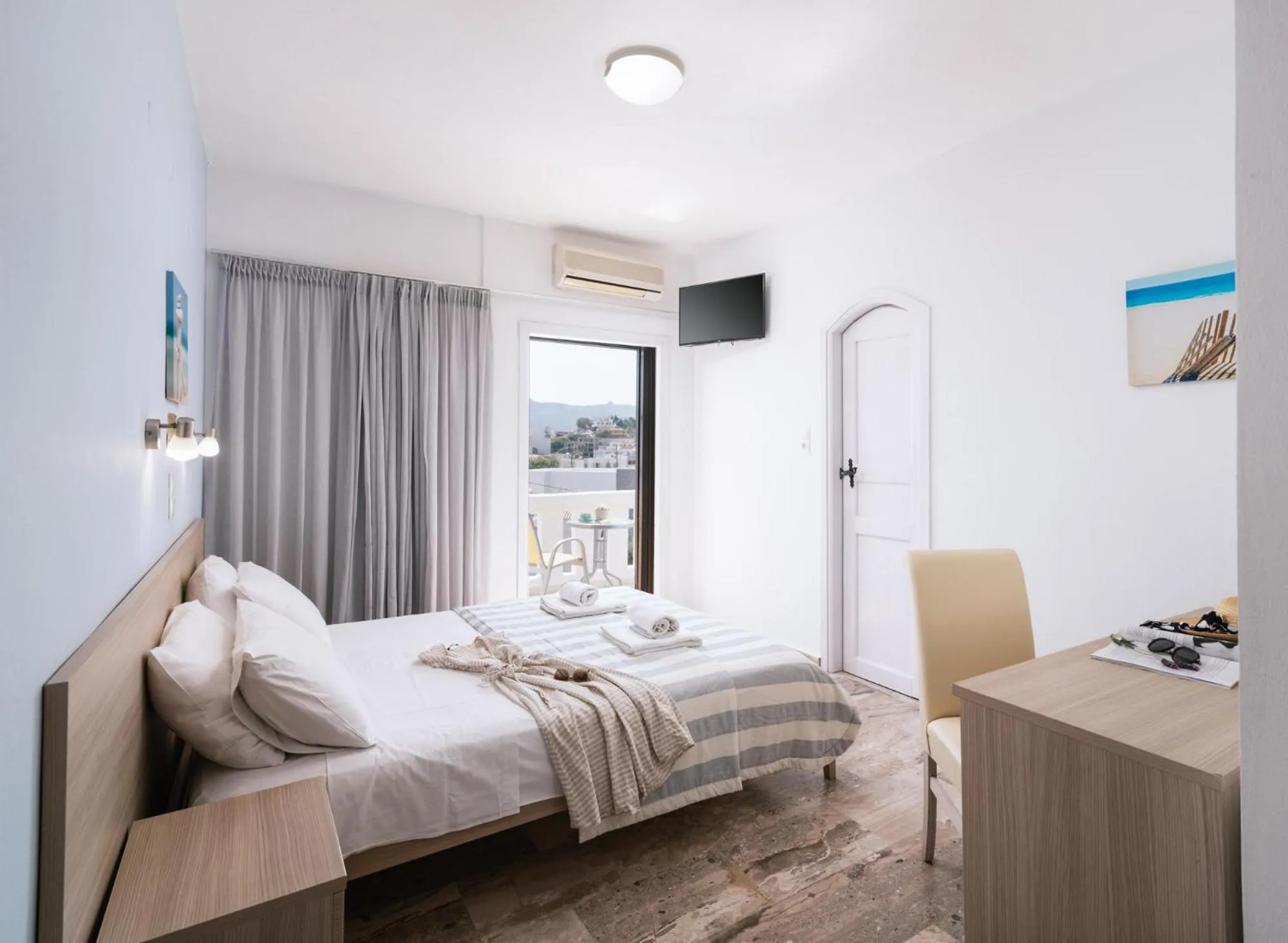 Property building, Bed in Myrtis Spa Hotel