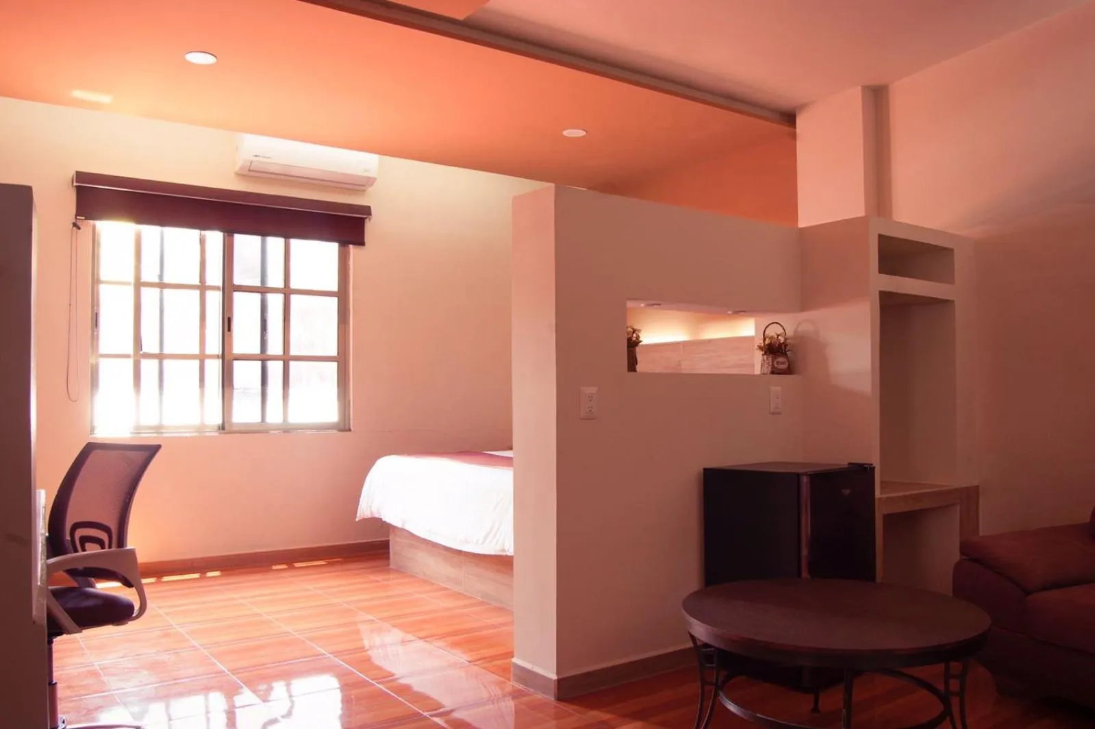 Bed in Hotel Luna Caribe