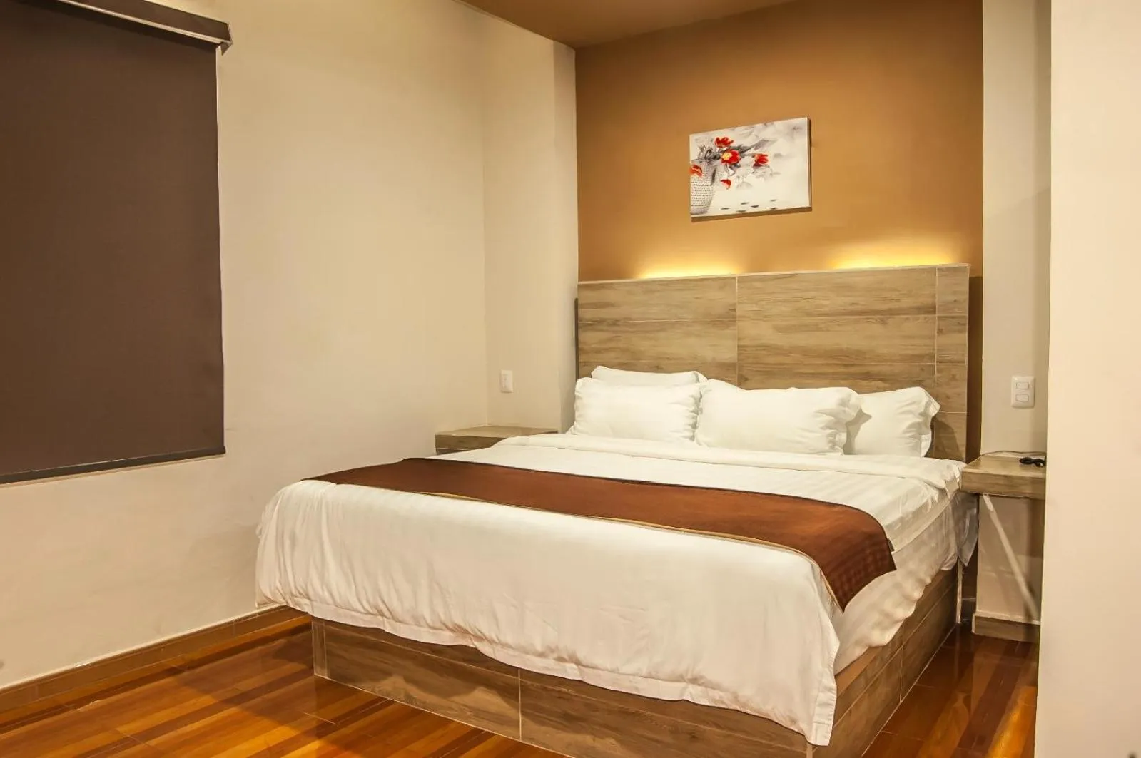 Bed in Hotel Luna Caribe