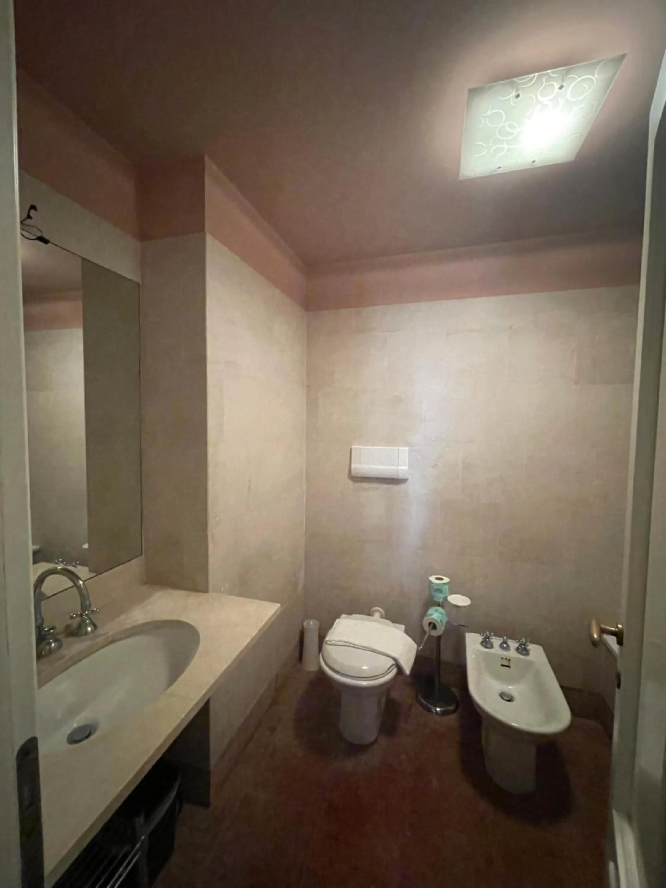 Shower in B&B Villa Ines