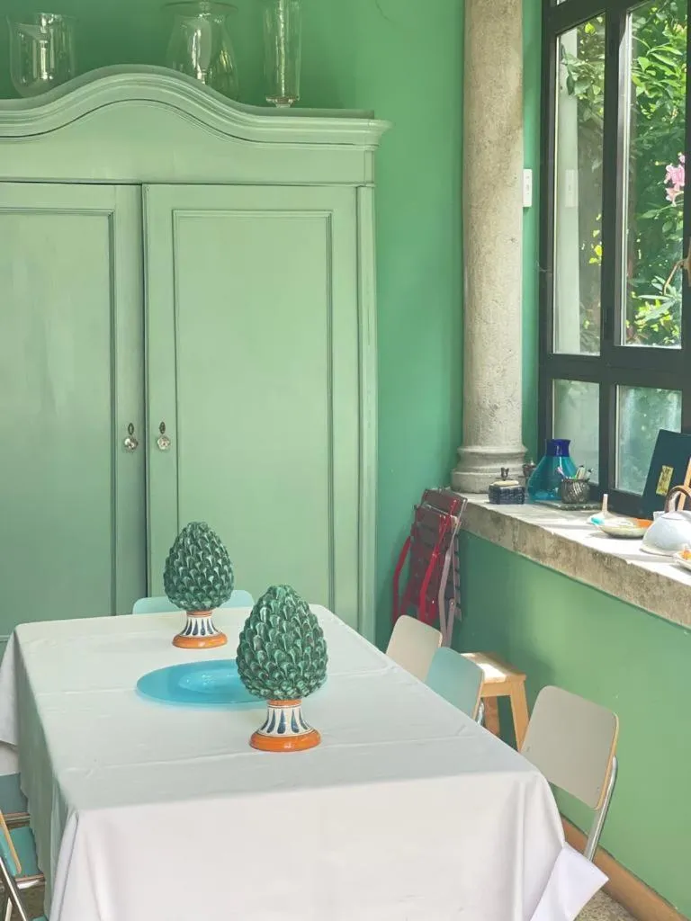 Dining area in B&B Villa Ines